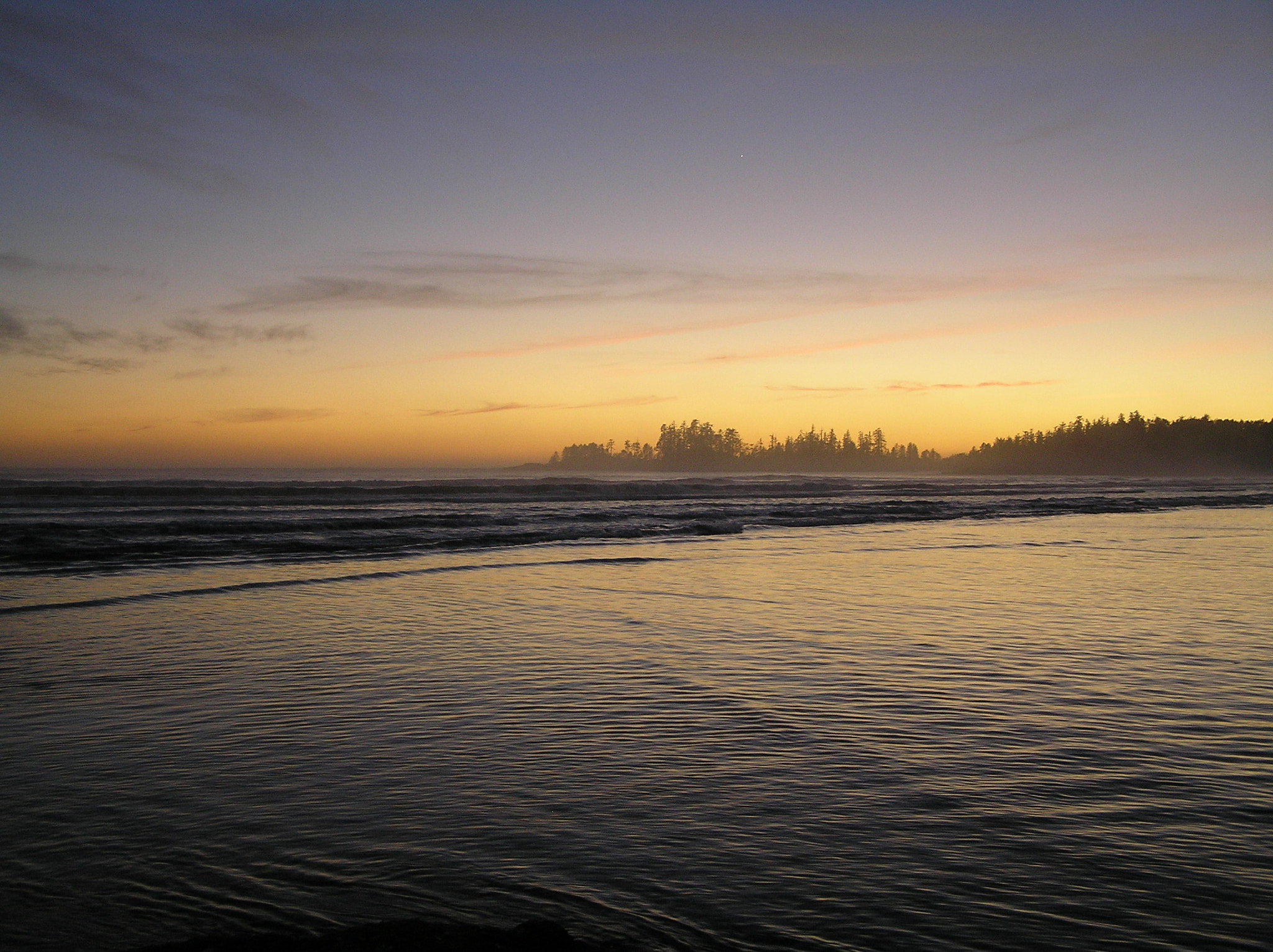 Olympus C770UZ sample photo. Sunset near incinerator rock on long beach photography