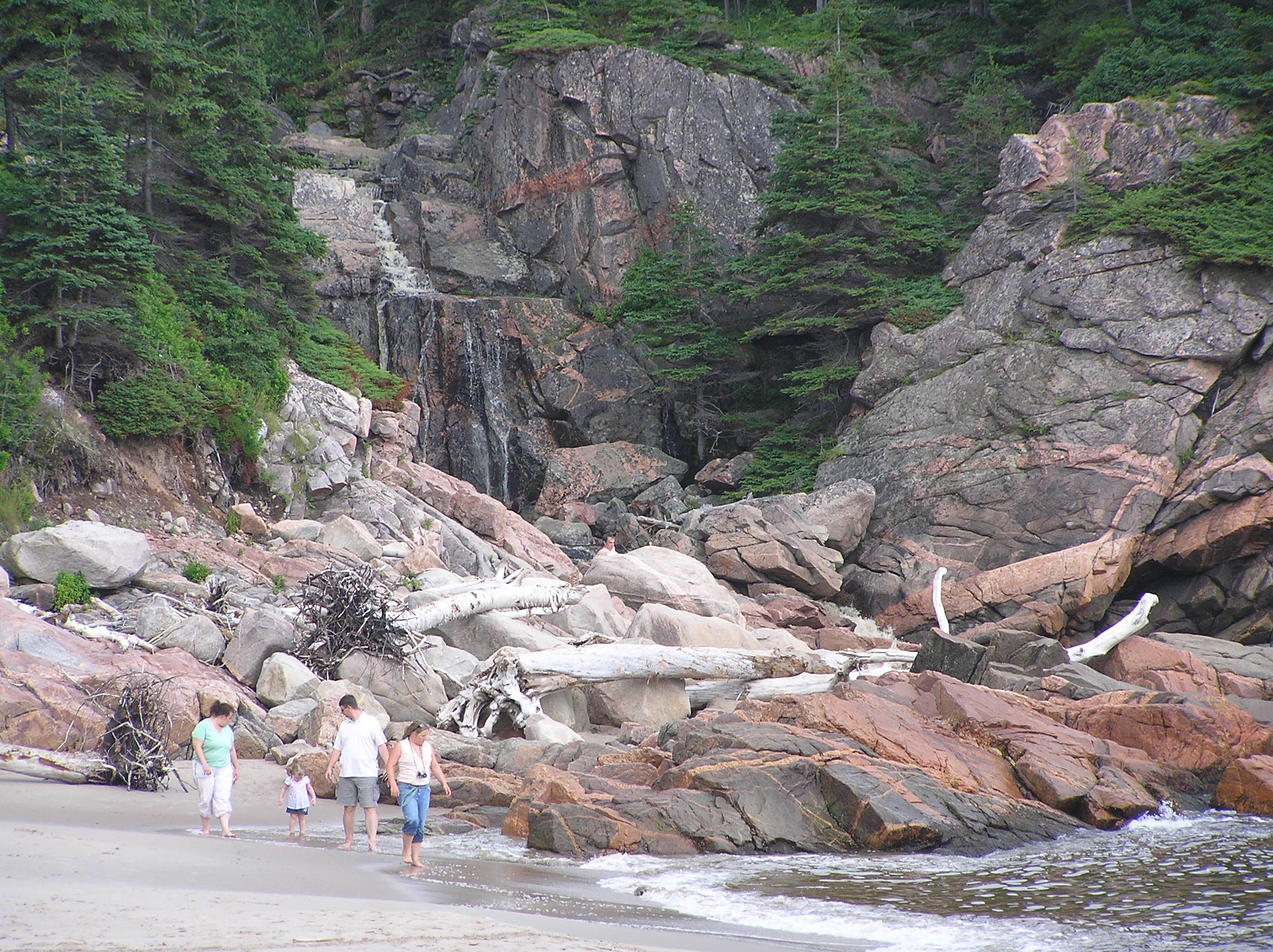 Olympus C770UZ sample photo. Cape breton beach photography