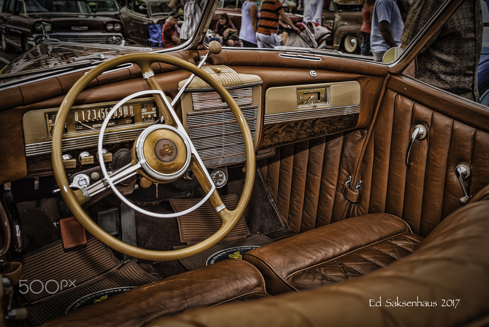 Nikon D800 + Nikon AF-S Nikkor 28-70mm F2.8 ED-IF sample photo. 1941 kaiser darrin packard clipper darrin convertible interior photography