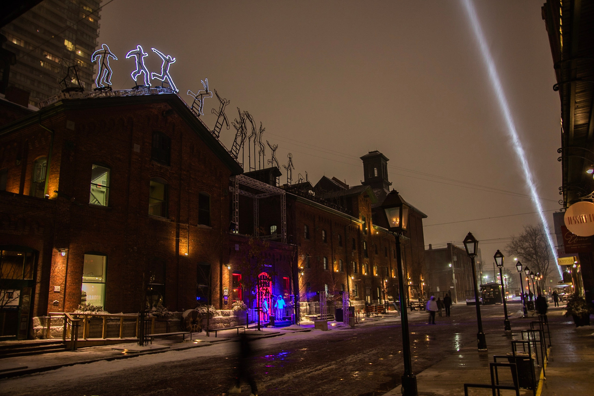 Canon EOS 5DS + Canon EF 24-105mm F4L IS USM sample photo. The distillery district's light installation 2 photography