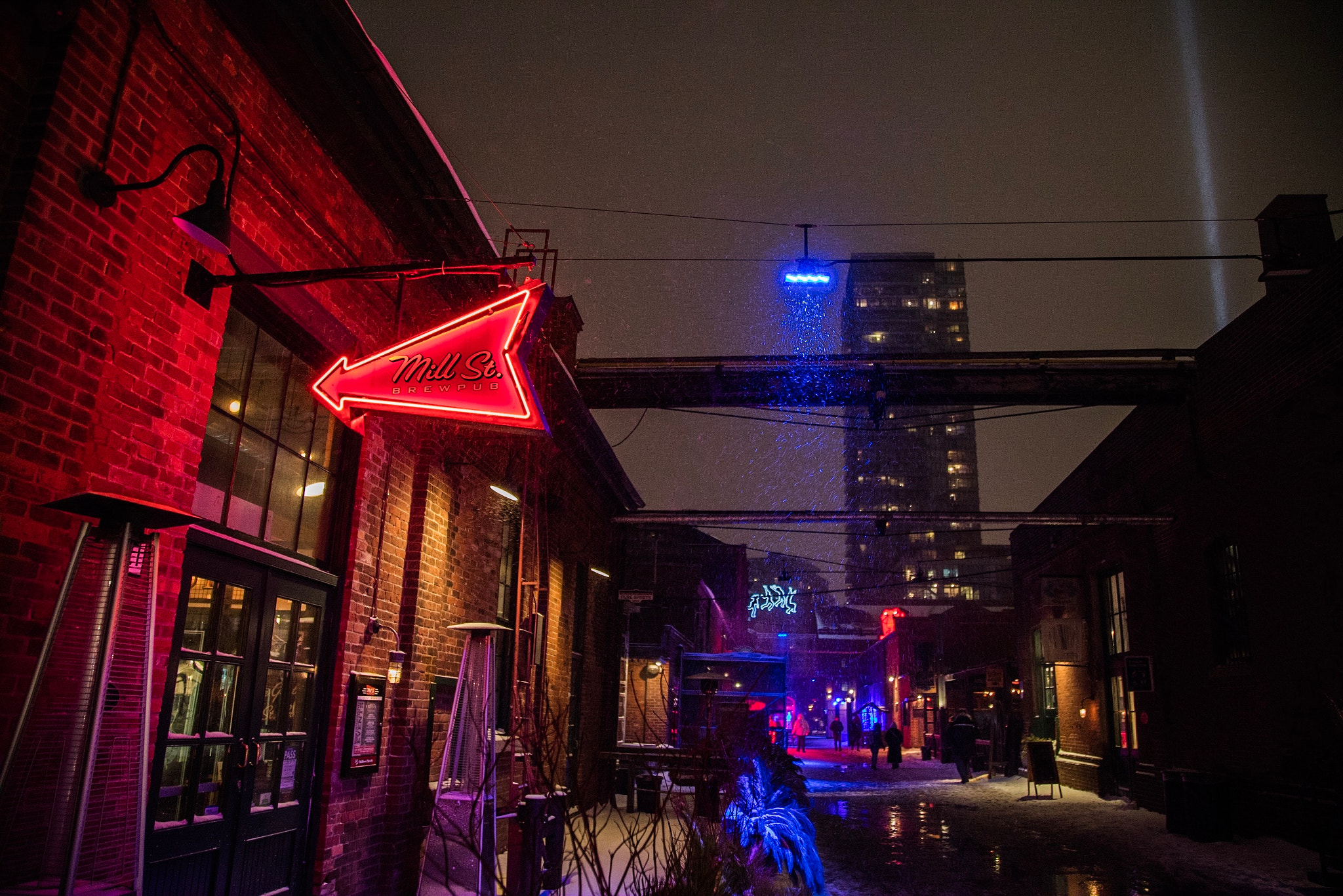 Canon EOS 5DS + Canon EF 24-105mm F4L IS USM sample photo. The distillery district's light installation 3 photography
