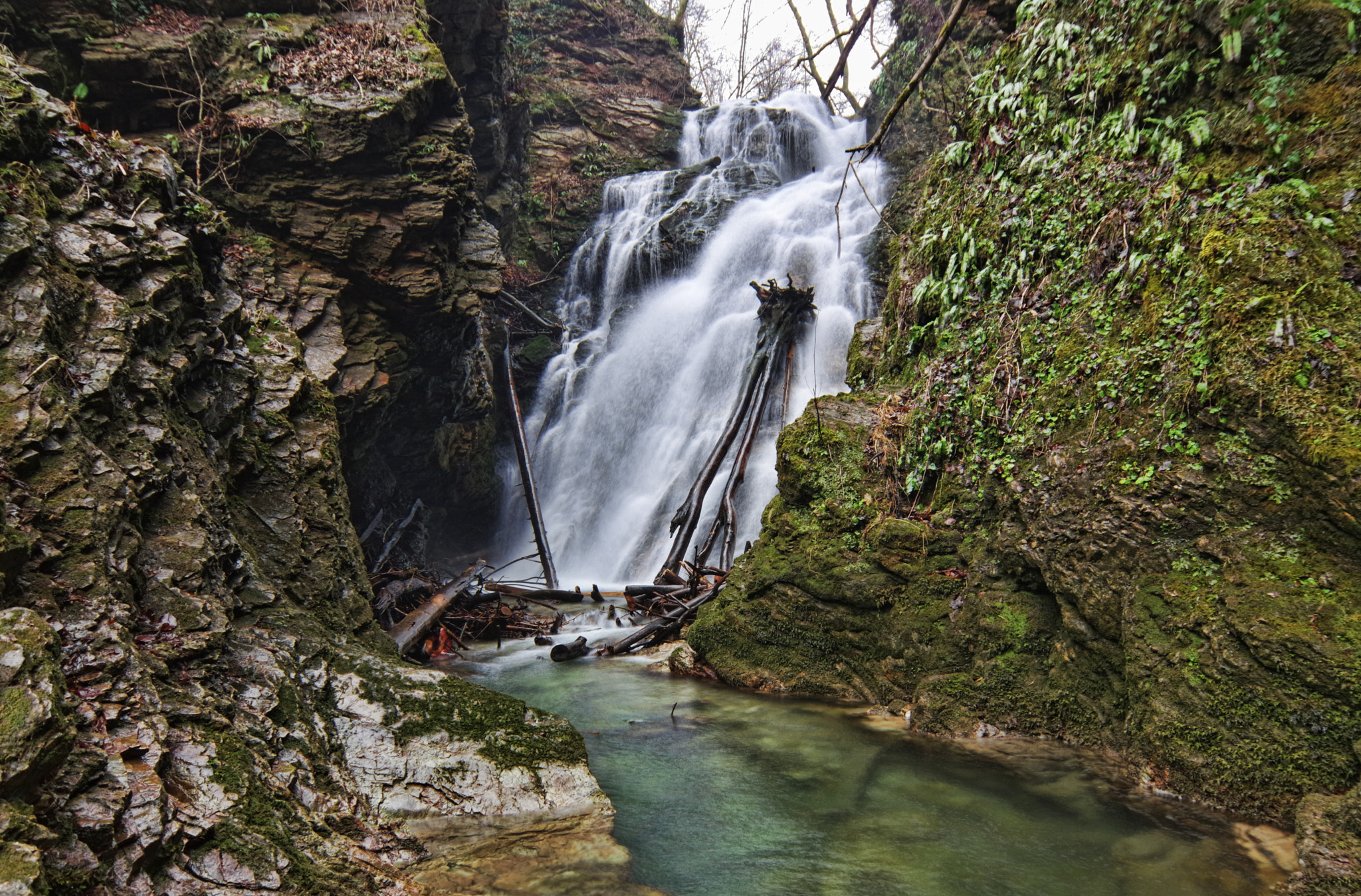 Pentax K-3 sample photo. Waterfall photography