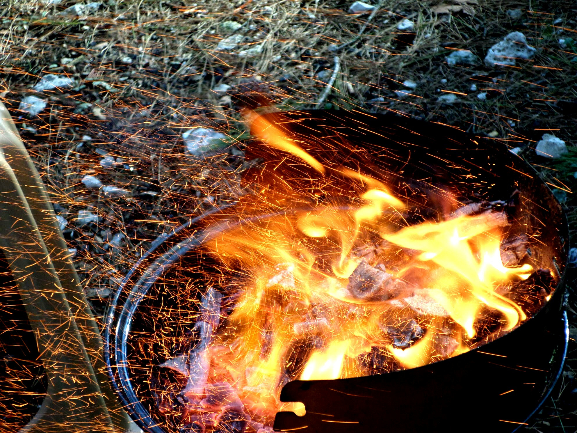 Samsung DV150F/DV151F/DV155F sample photo. Fire  photography