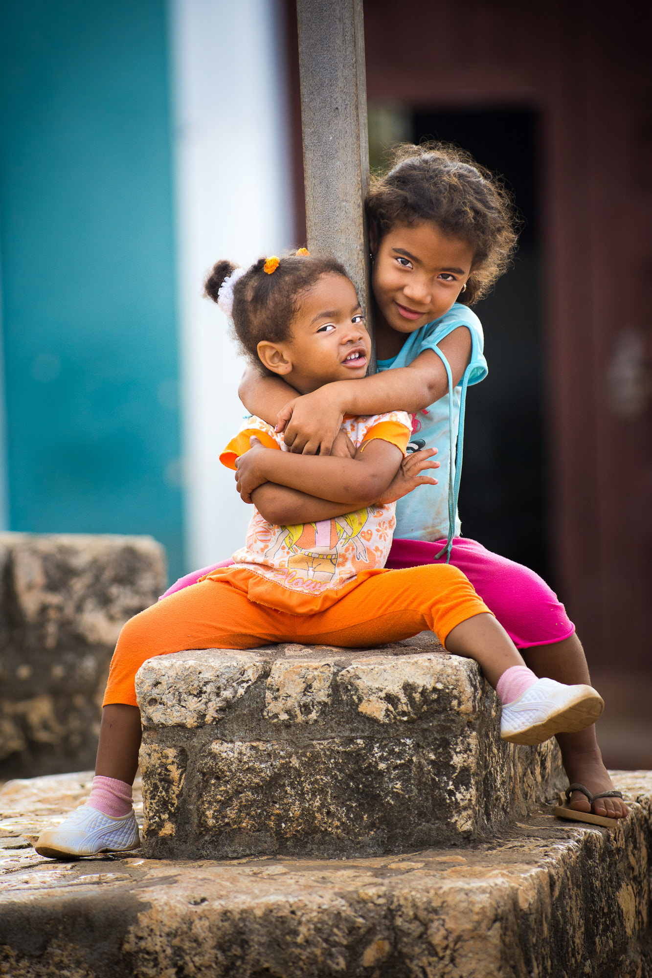 Nikon D7200 sample photo. Cuba, two children photography