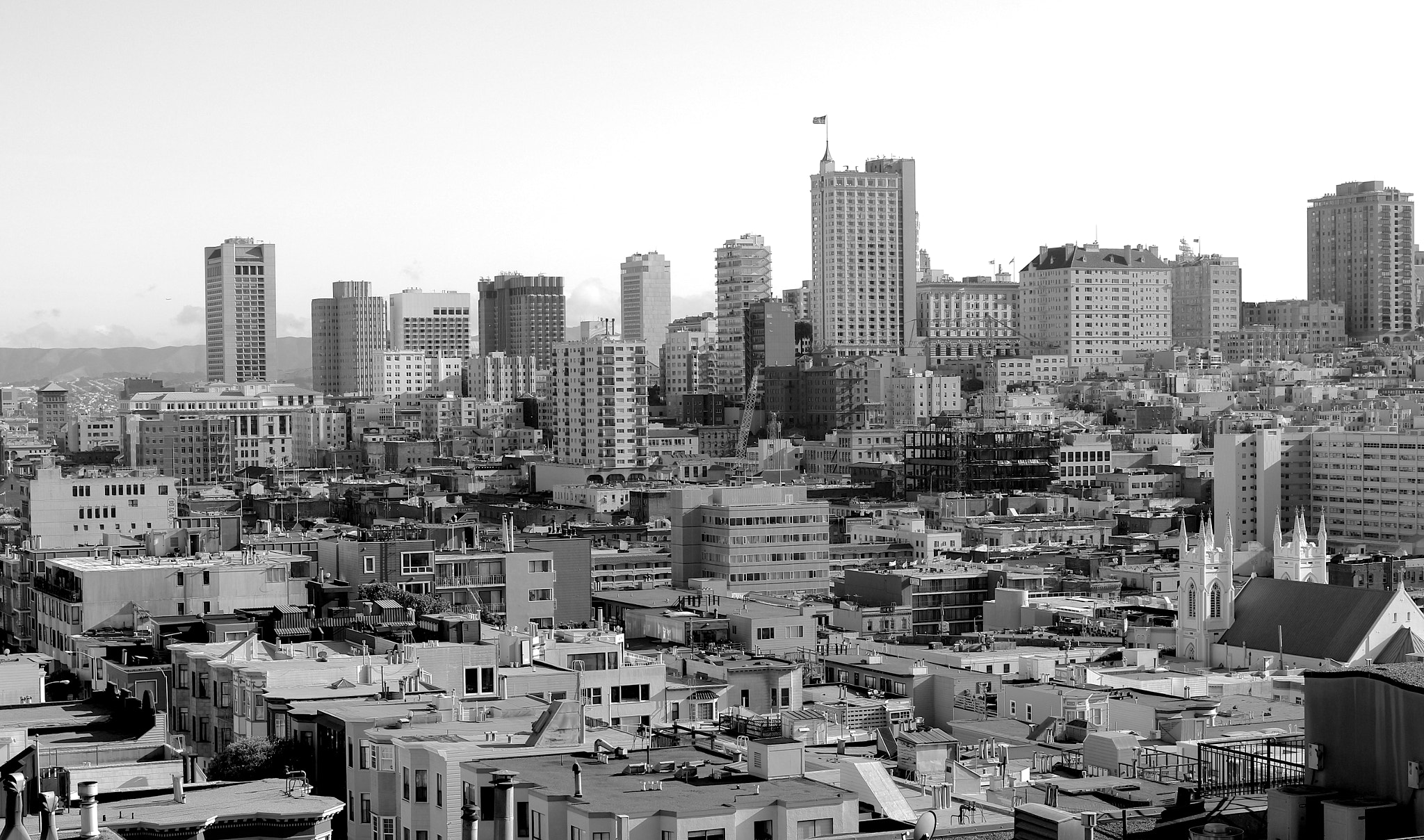Canon EOS 100D (EOS Rebel SL1 / EOS Kiss X7) + Canon EF 40mm F2.8 STM sample photo. Bw aerial photography
