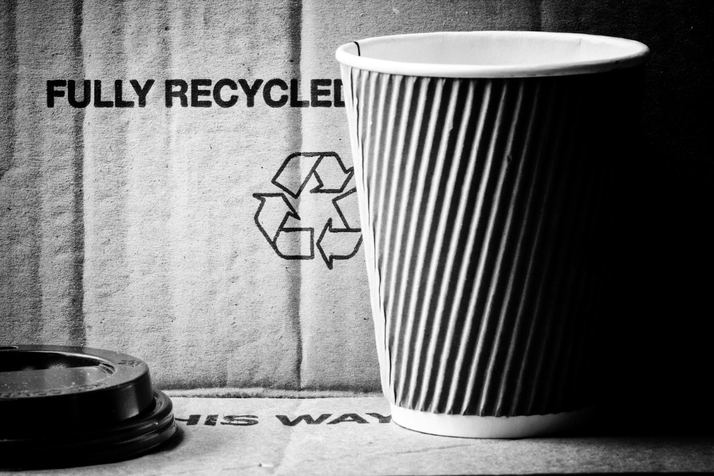 Canon EF 100mm F2.8 Macro USM sample photo. Paper yes, plastic sometimes, coffee cups no photography
