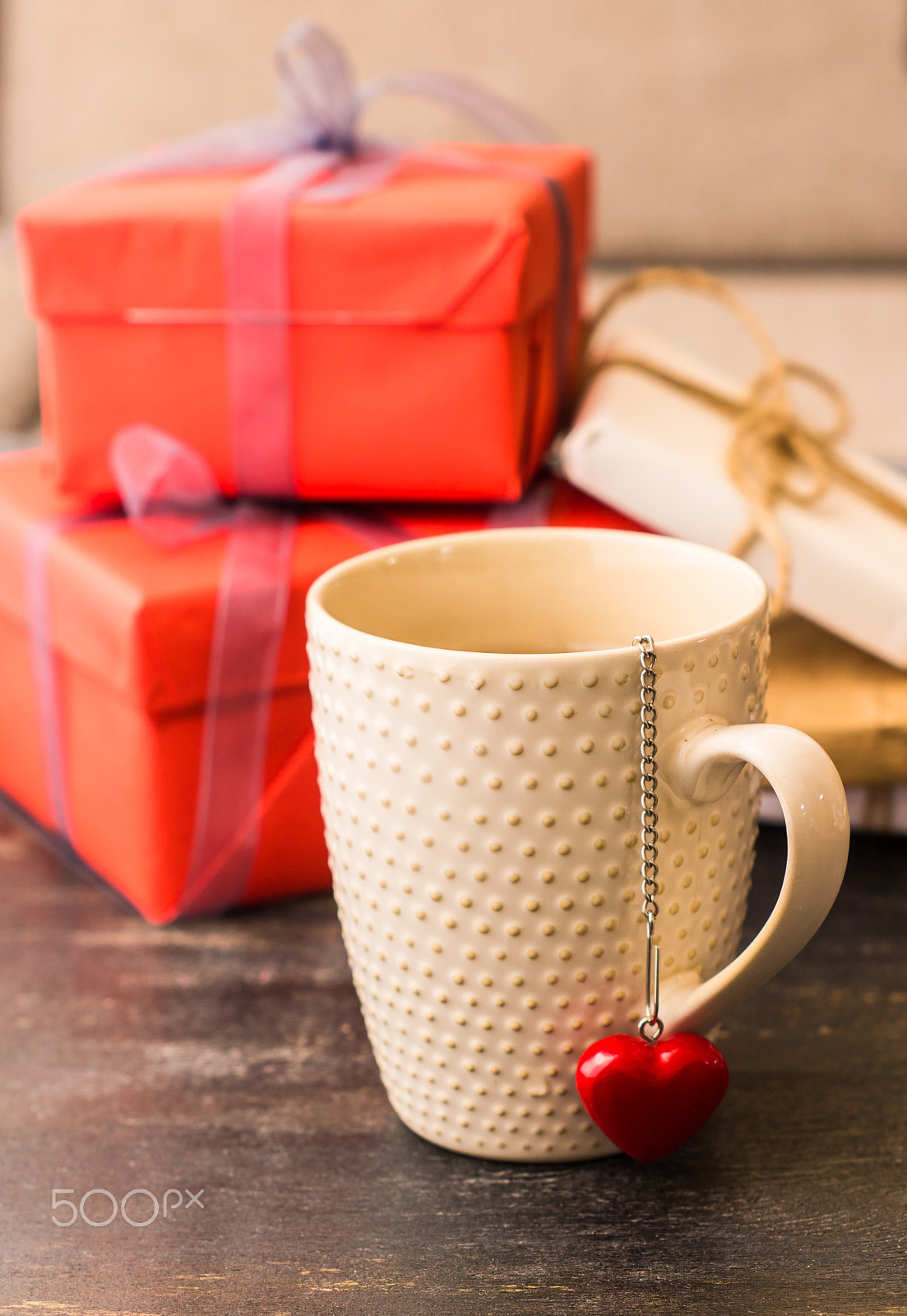 Sony SLT-A55 (SLT-A55V) + Sony DT 50mm F1.8 SAM sample photo. Cup of tea for st. valentine day photography