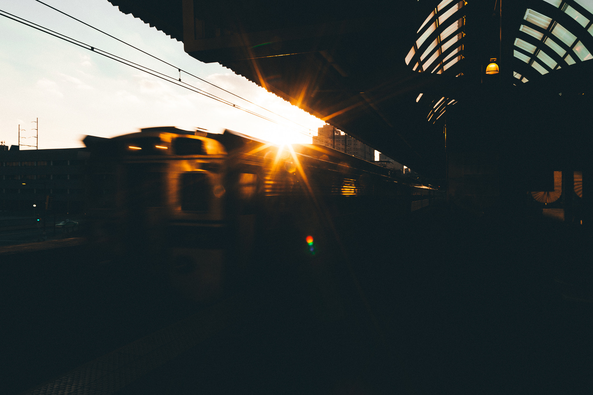 Canon EF 24mm F1.4L II USM sample photo. Train photography