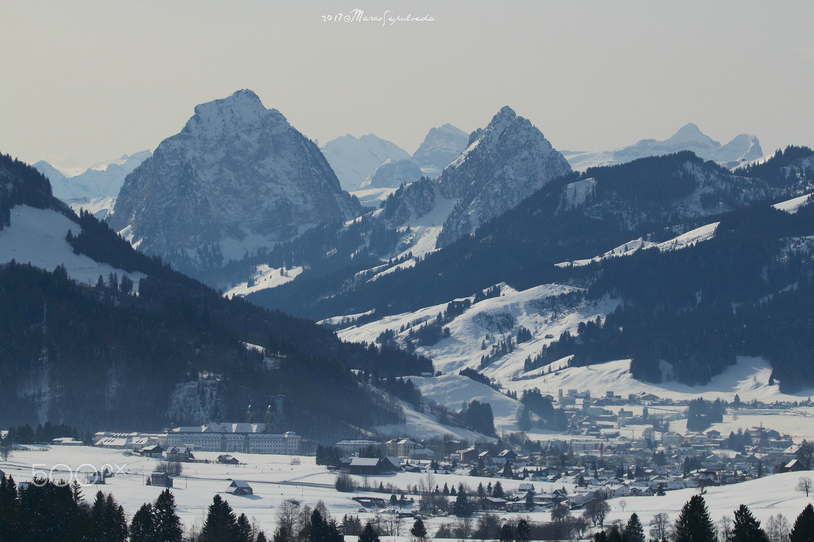Tamron SP 150-600mm F5-6.3 Di VC USD sample photo. Switzerland in winter photography