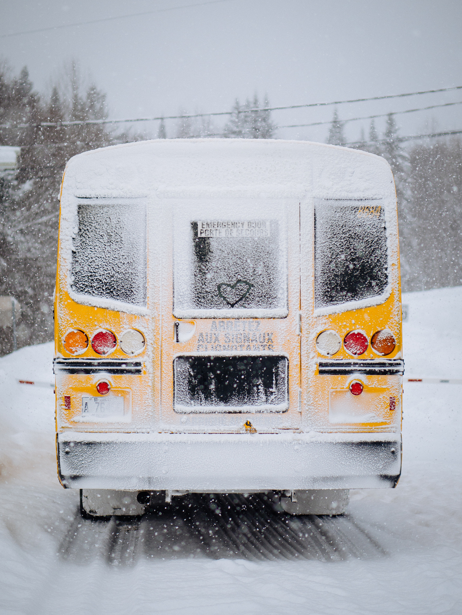 Panasonic Leica DG Nocticron 42.5mm F1.2 ASPH OIS sample photo. School bus photography