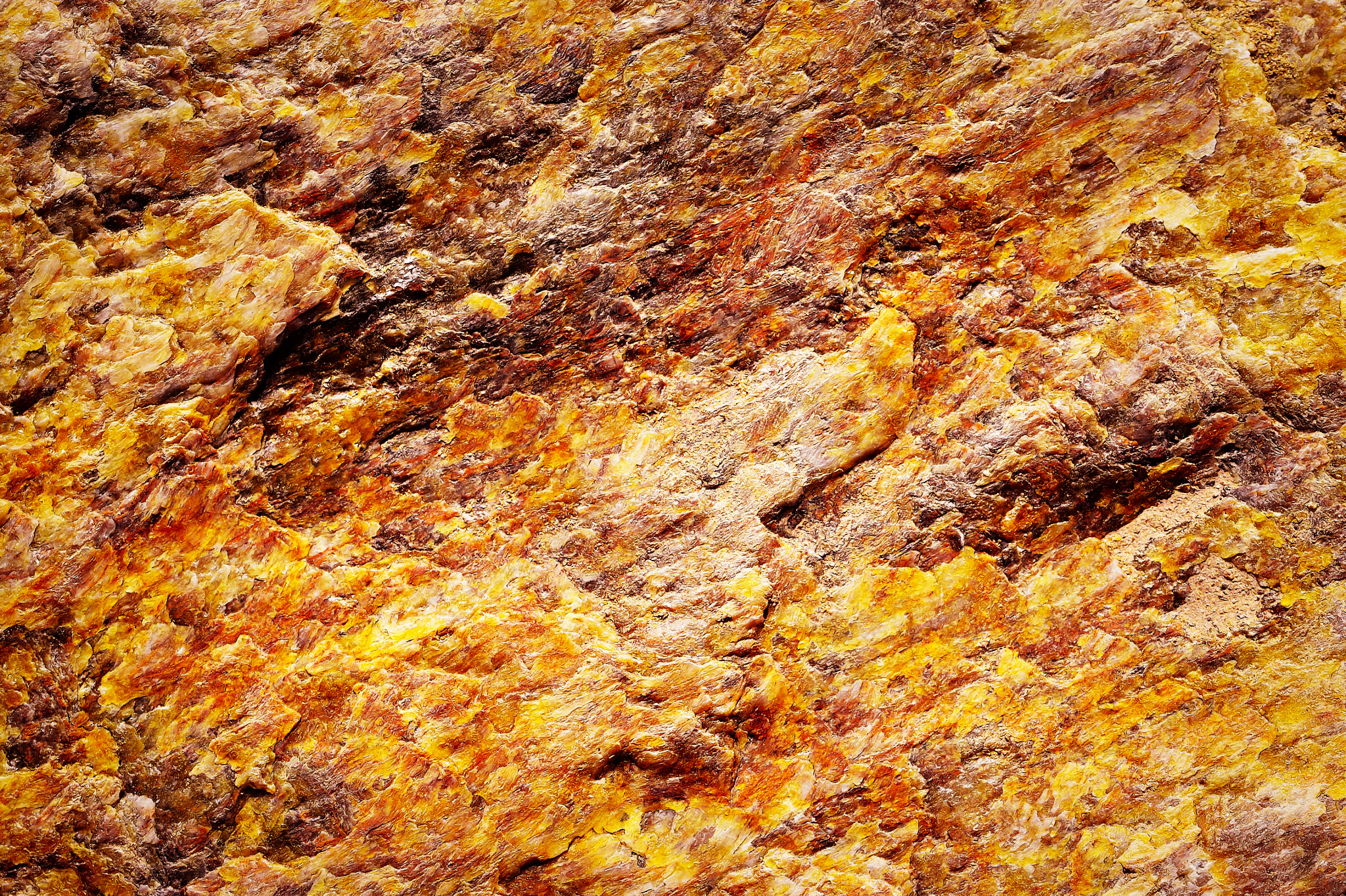 Nikon D5500 sample photo. Fiery colored mineral mica photography