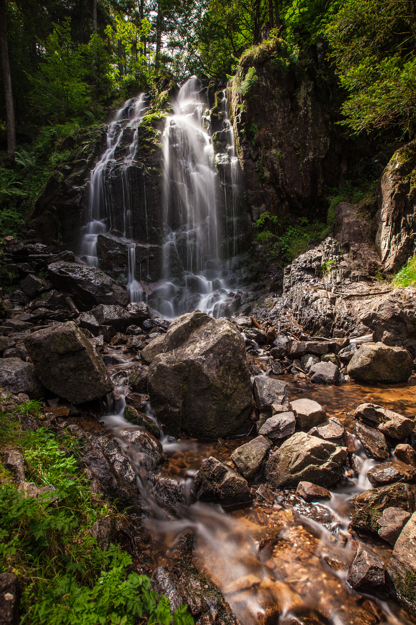 Le Tendon Waterfalls, Vosges, France