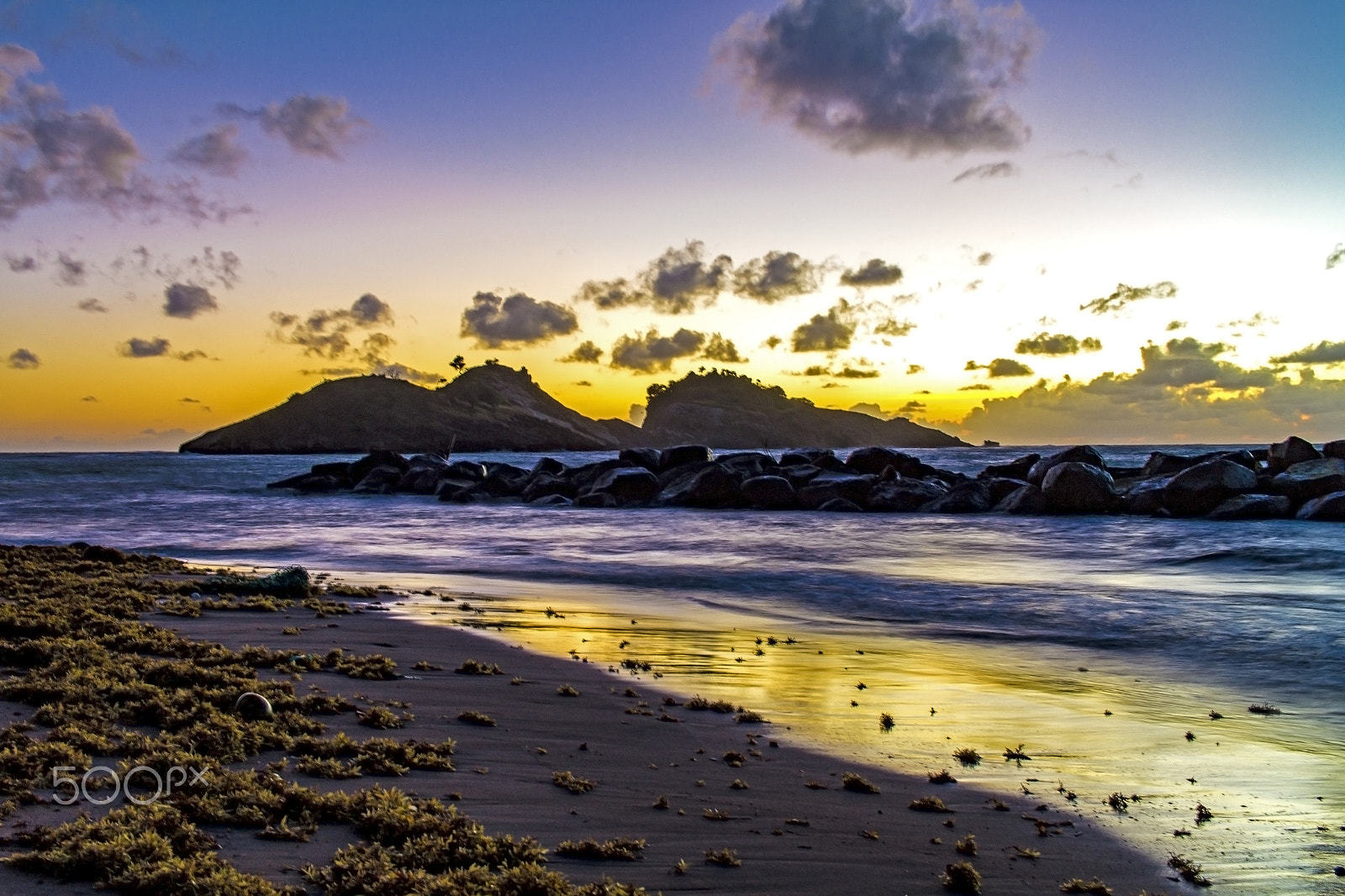 Canon EF-S 24mm F2.8 STM sample photo. Breaking dawn in dennery, st. lucia photography