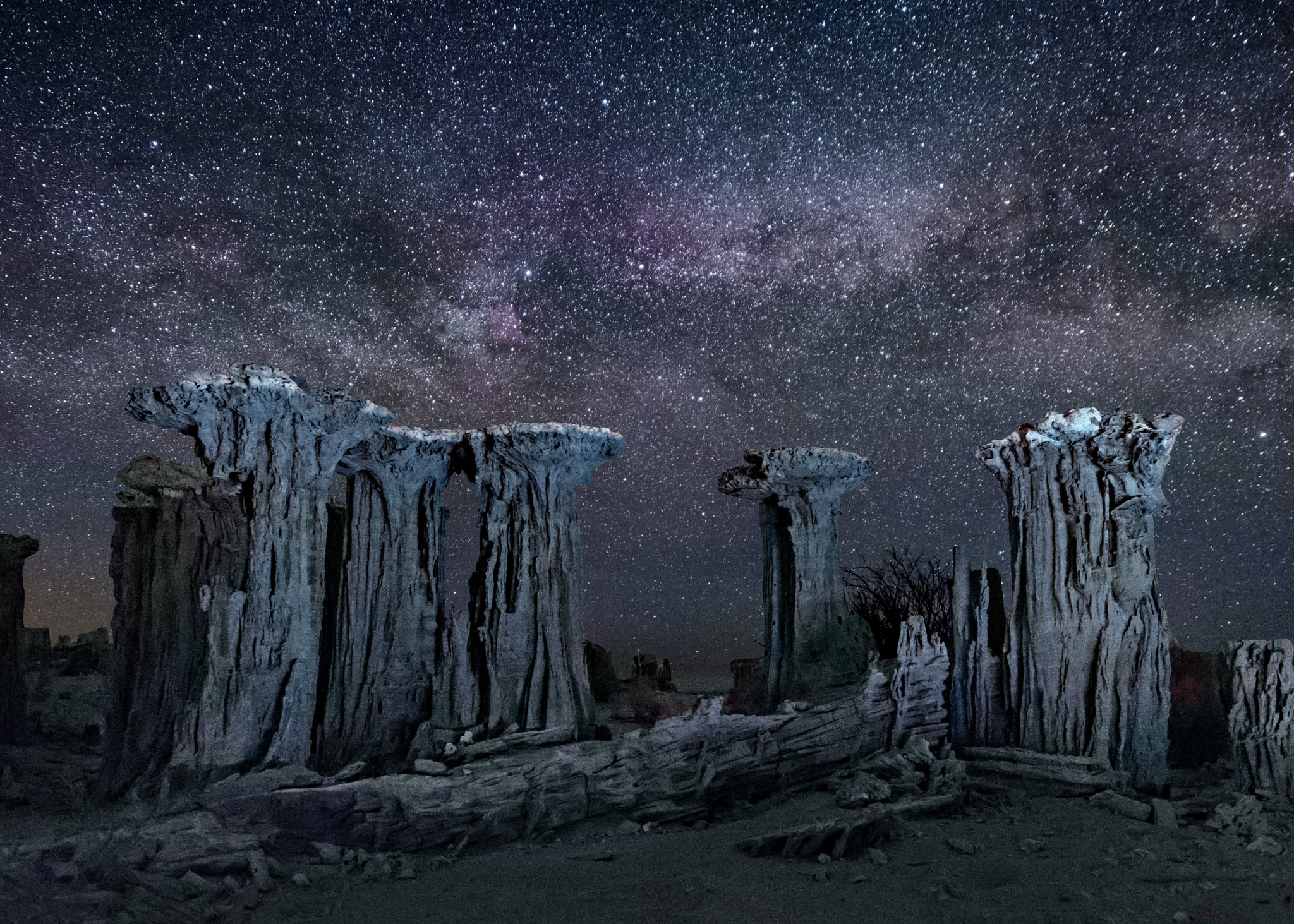 Nikon D810A sample photo. Mono lake tufas photography