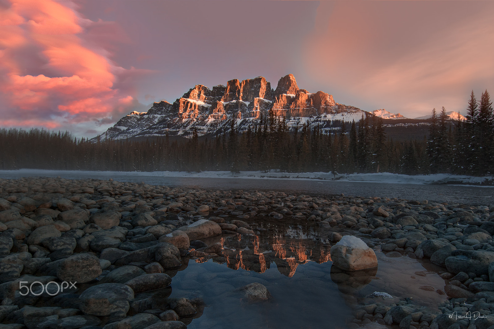 Canon EOS 5DS R sample photo. Castle mountain photography