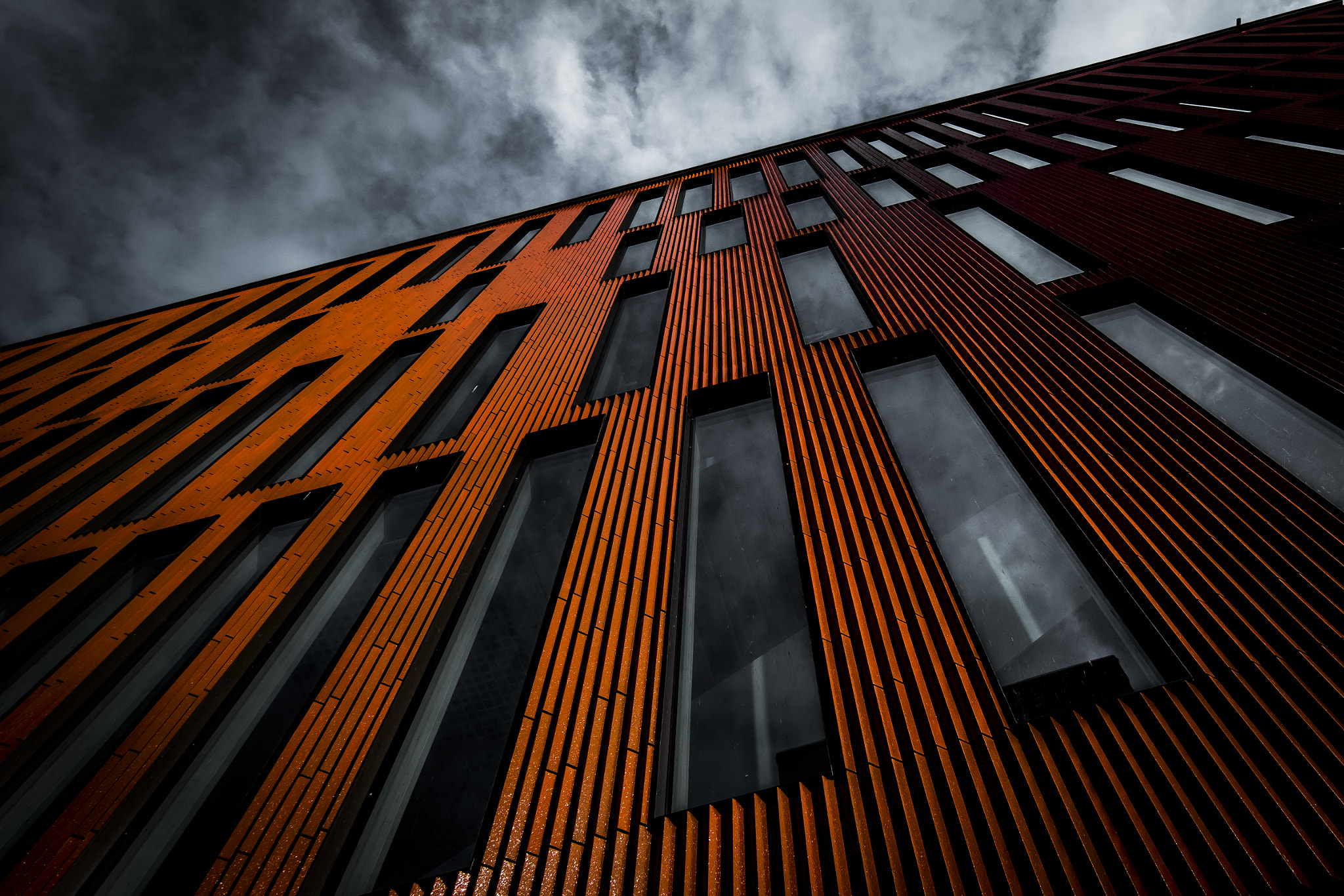 Samsung NX 12-24mm F4-5.6 ED sample photo. Orange is the new facade... photography