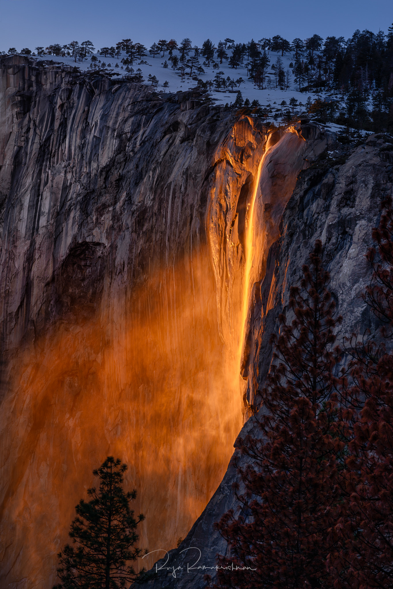 Nikon AF-S Nikkor 70-200mm F4G ED VR sample photo. Fire and ice photography