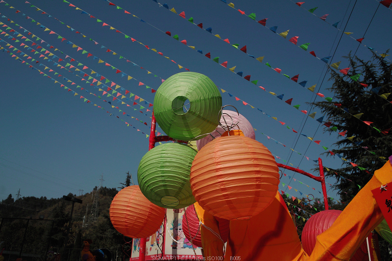 Sigma DP1 sample photo. The lantern festival photography