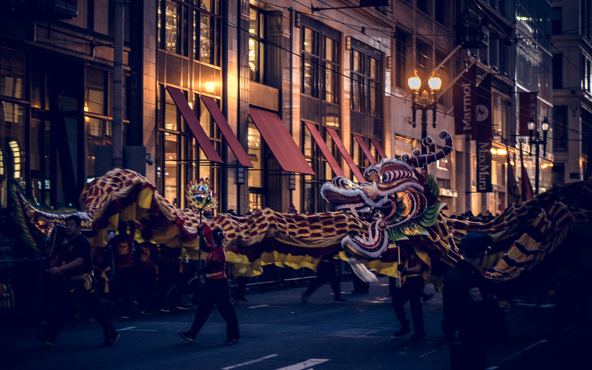 Panasonic Lumix DMC-GM5 sample photo. Dragon dance in san francisco photography