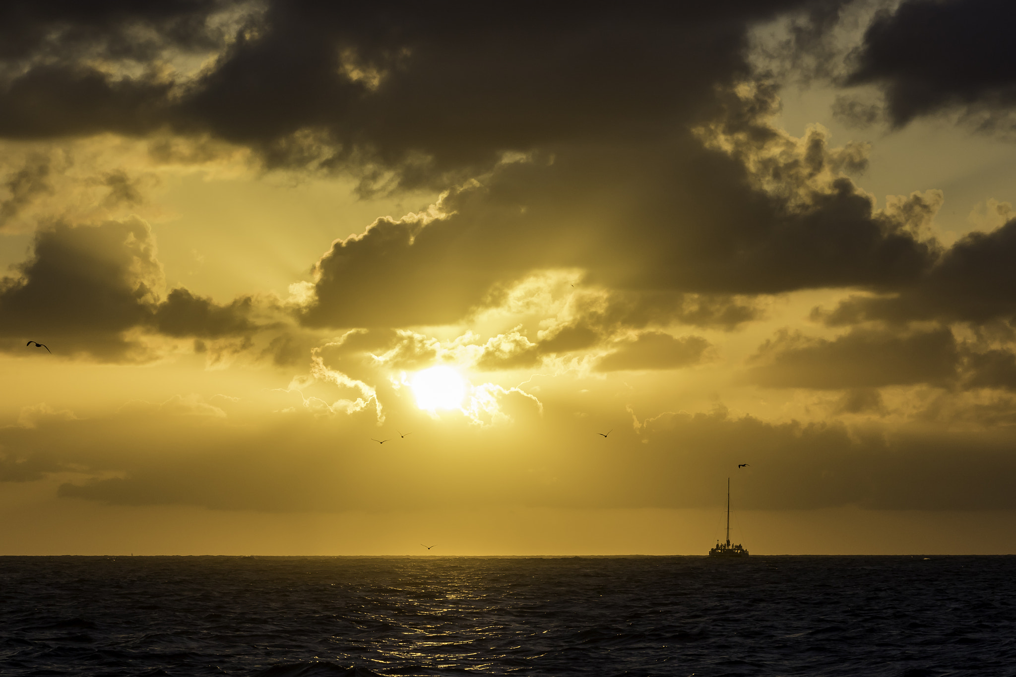 Canon EOS 7D Mark II + Canon EF-S 55-250mm F4-5.6 IS II sample photo. Sunset at the sea photography