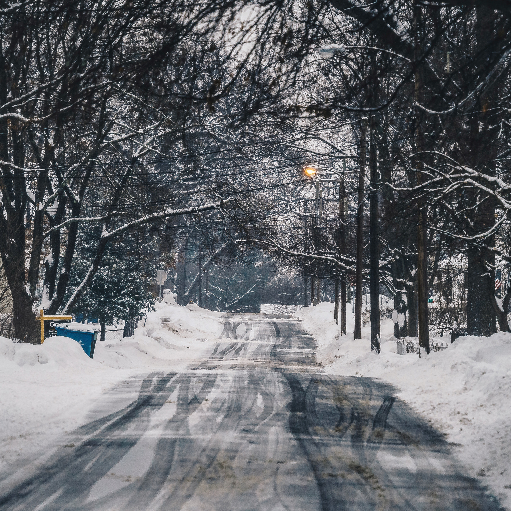 Sony a7 II + Sony FE 70-300mm F4.5-5.6 G OSS sample photo. Lovely snow in ct photography