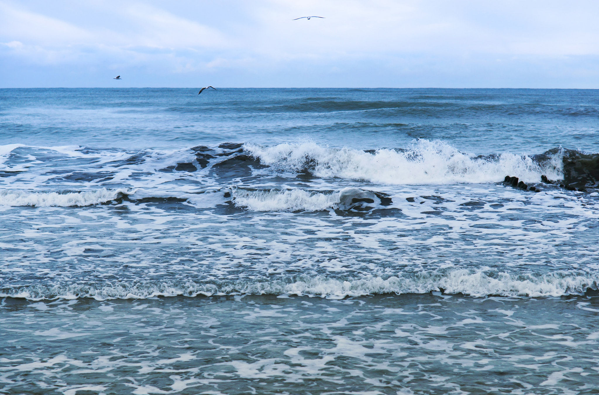 Sony Alpha NEX-3N + E 50mm F1.8 OSS sample photo. Sea, waves, wind photography
