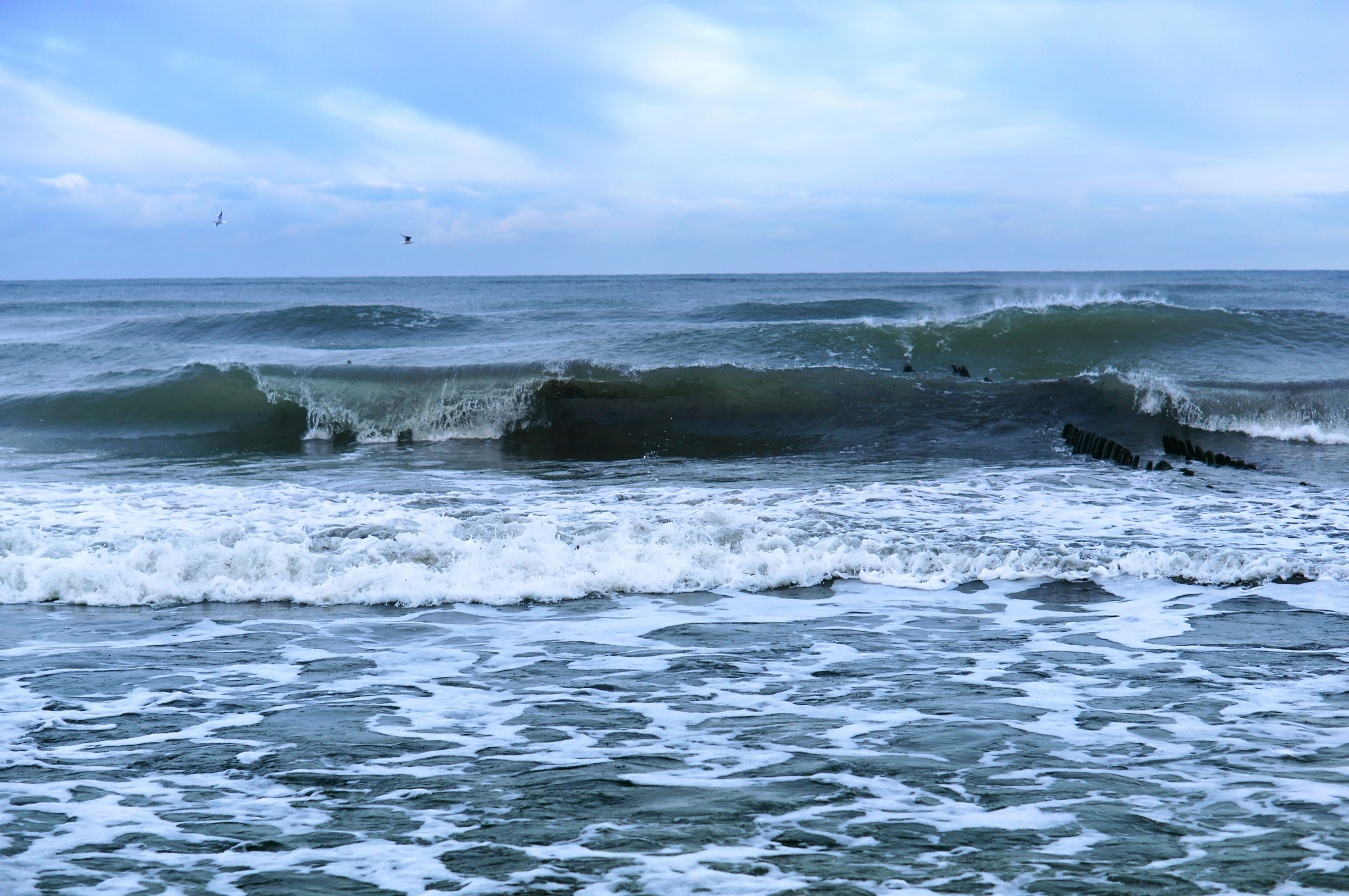 Sony Alpha NEX-3N + E 50mm F1.8 OSS sample photo. Sea, waves, wind photography