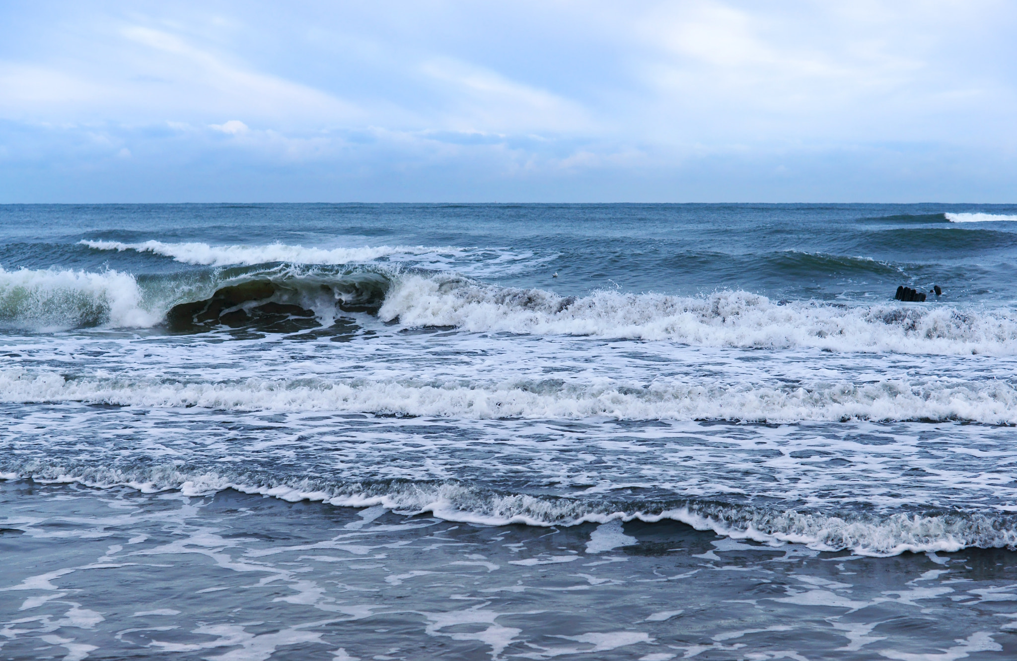 Sony Alpha NEX-3N + E 50mm F1.8 OSS sample photo. Sea, waves, wind photography