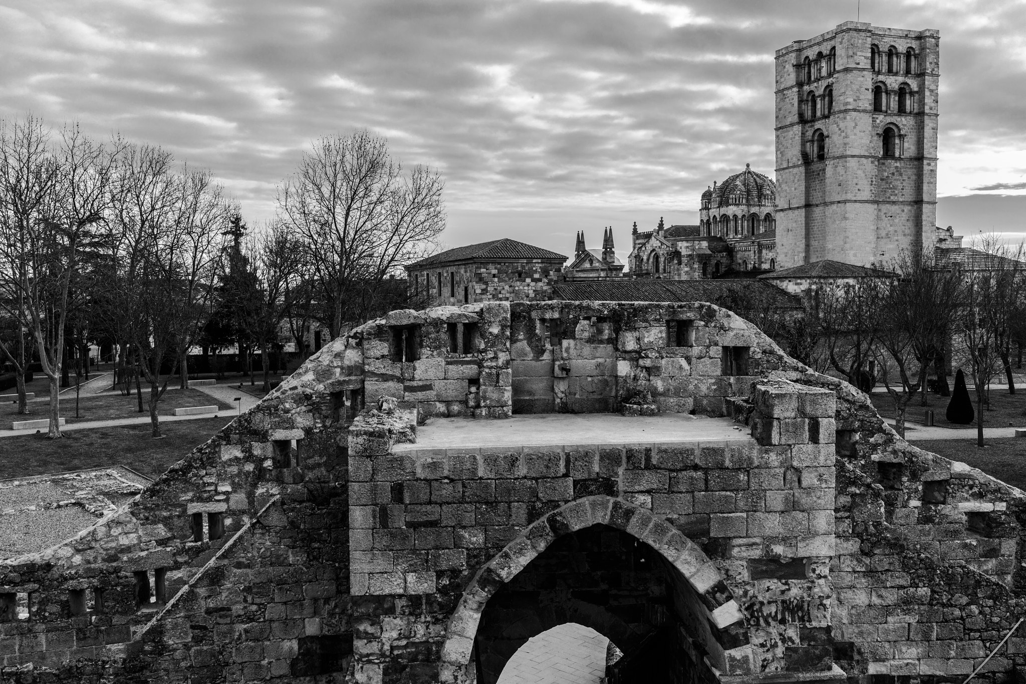 Canon EF 35mm F1.4L II USM sample photo. Catedral de zamora desde el castillo photography