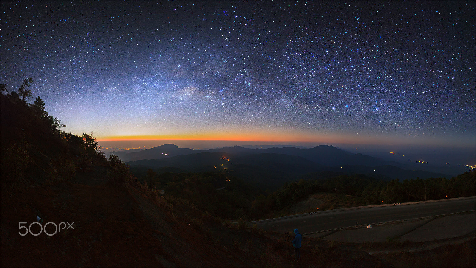 Canon EF 20mm F2.8 USM sample photo. Panorama milky way galaxy at doi inthanon chiang mai, thailand. photography