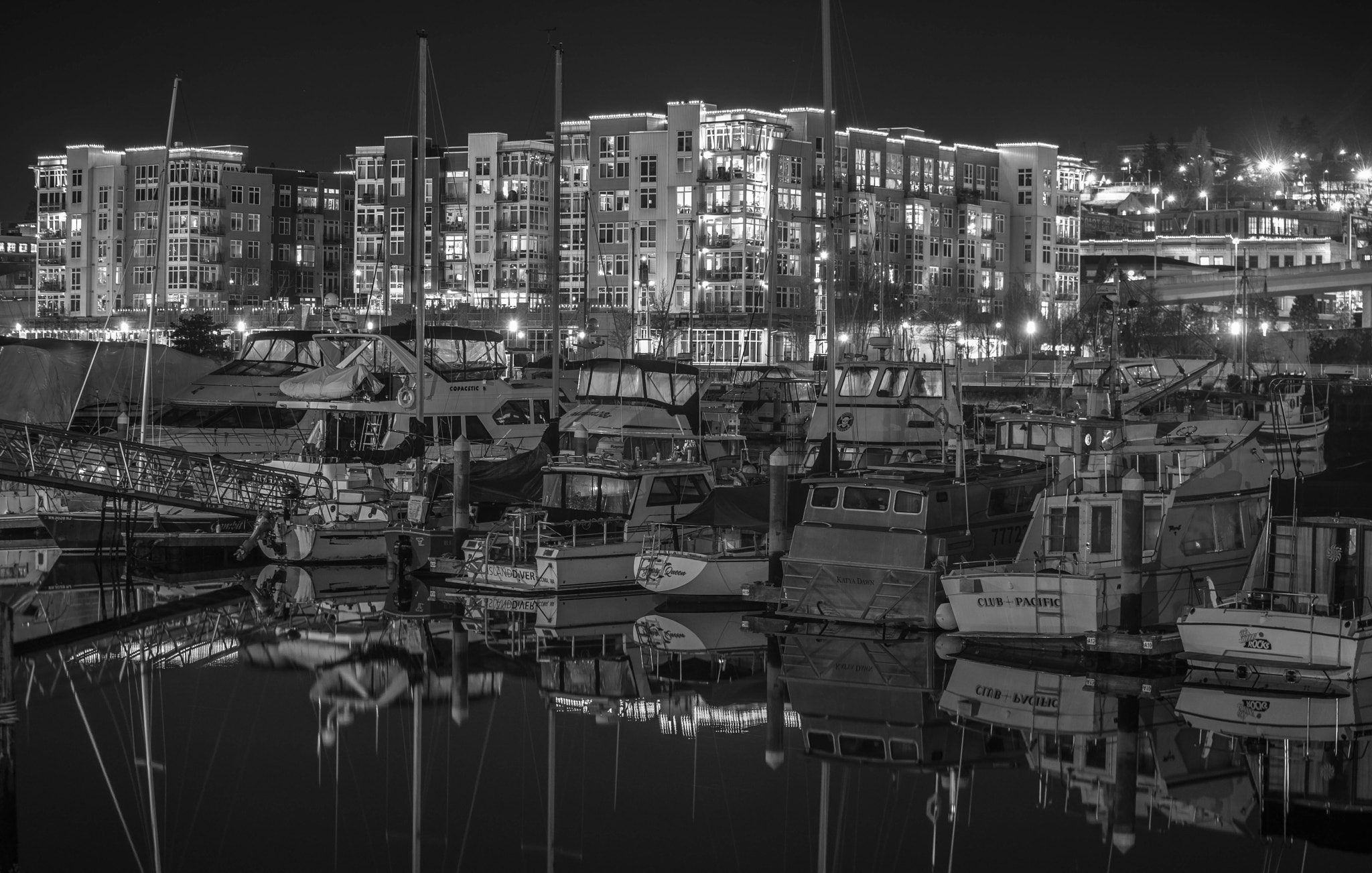 Nikon AF-S Nikkor 70-200mm F4G ED VR sample photo. View from the delin docks photography