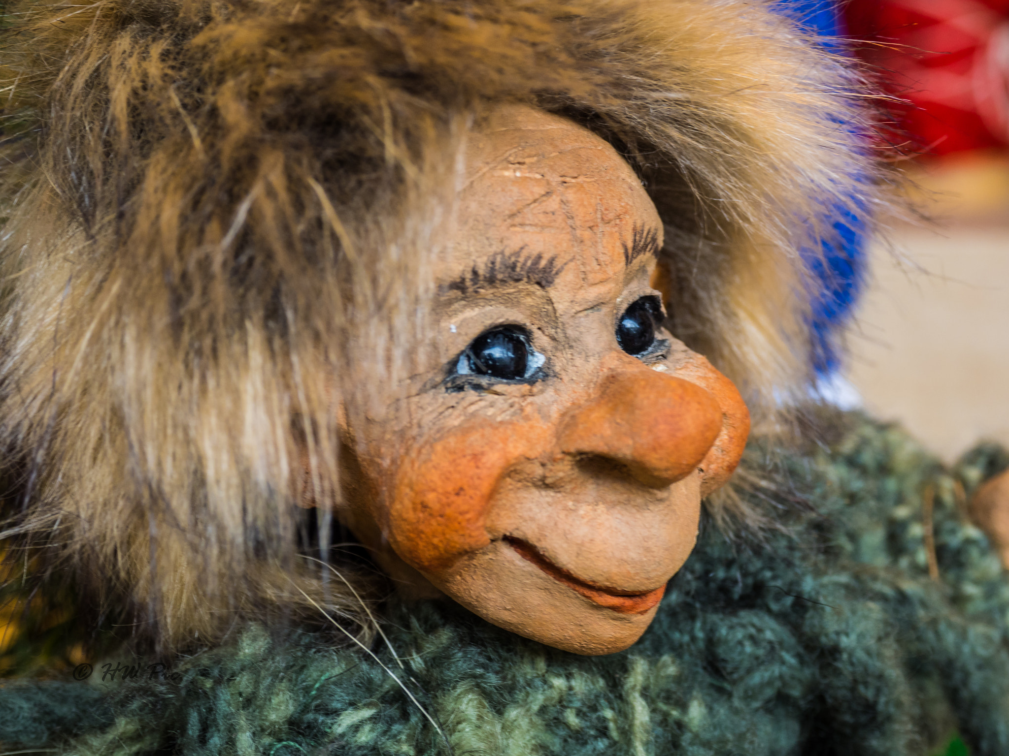 Olympus OM-D E-M1 sample photo. Smiling puppet photography