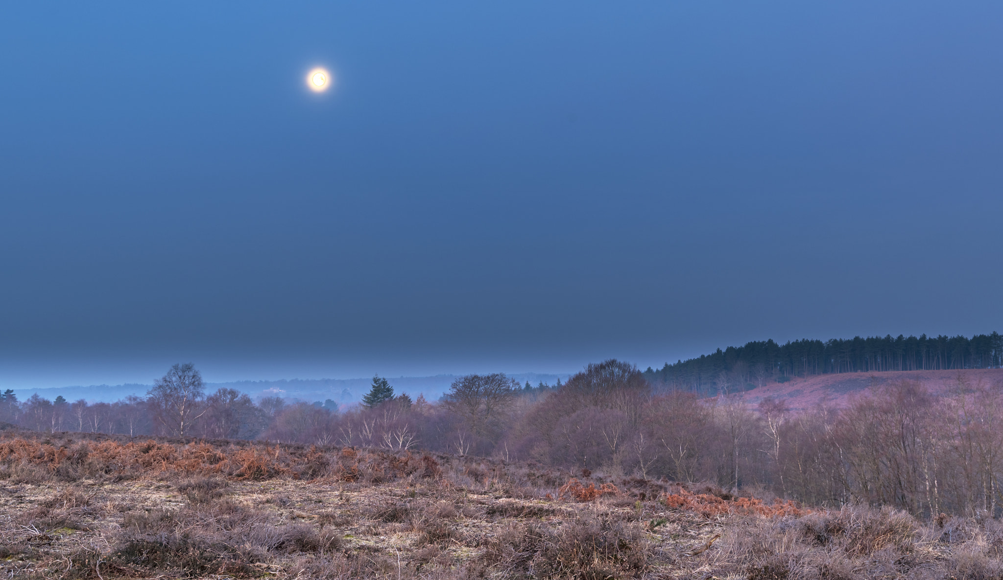 Canon EF 24-105mm F3.5-5.6 IS STM sample photo. Rockford moonset photography