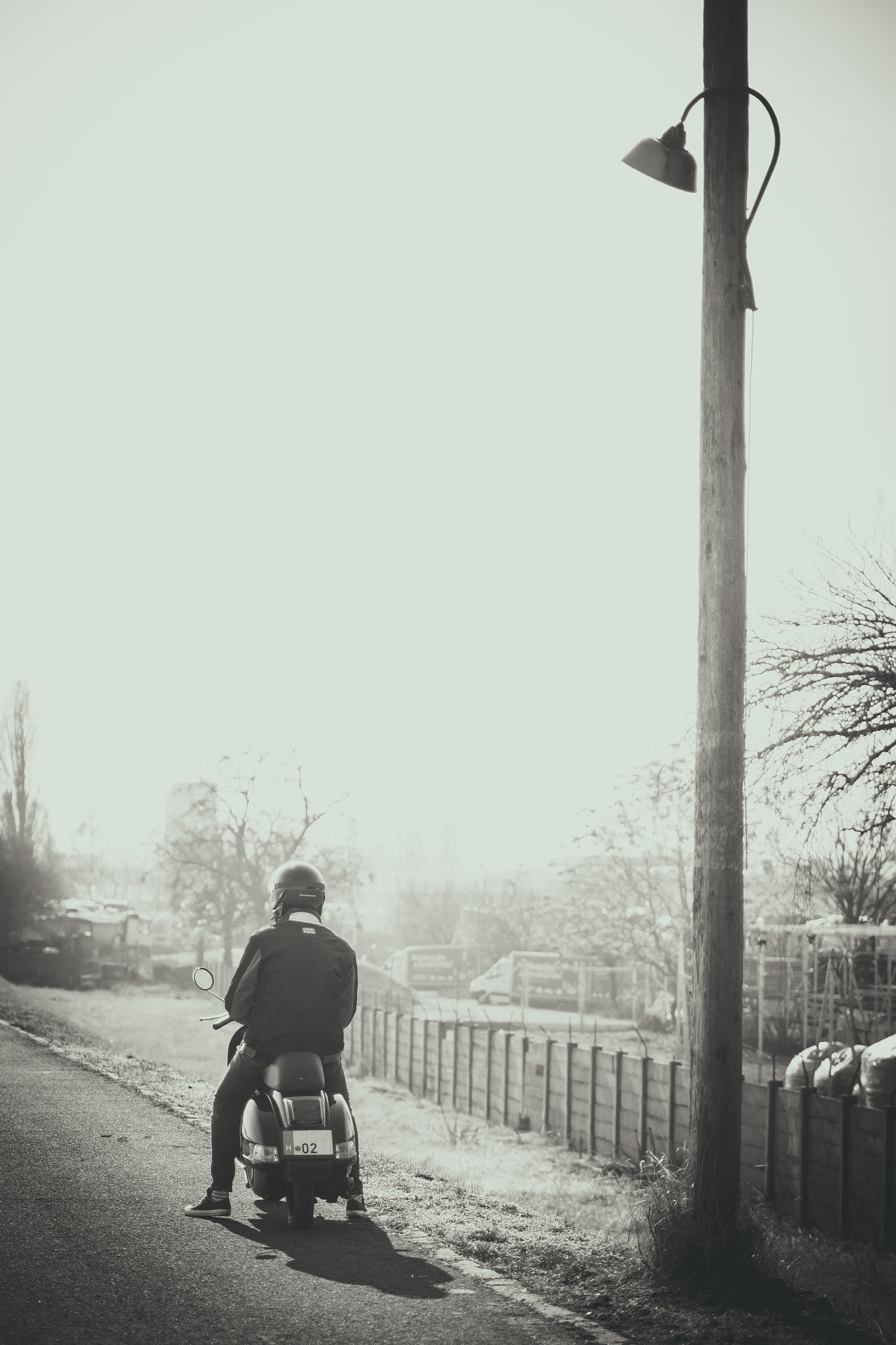 Sigma 50mm F1.4 EX DG HSM sample photo. Alone with bike photography
