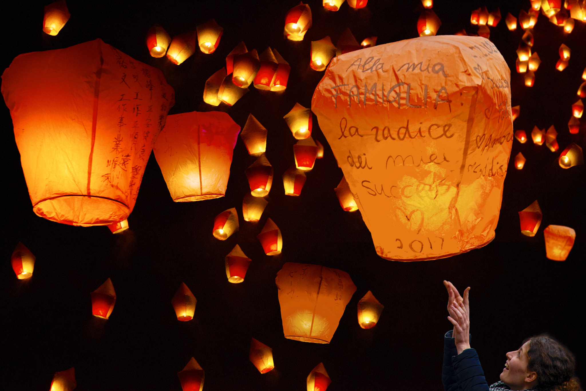 Nikon D600 + Sigma 50-100mm F1.8 DC HSM Art sample photo. As the main event of 2017 pingxi sky lantern festi ... photography