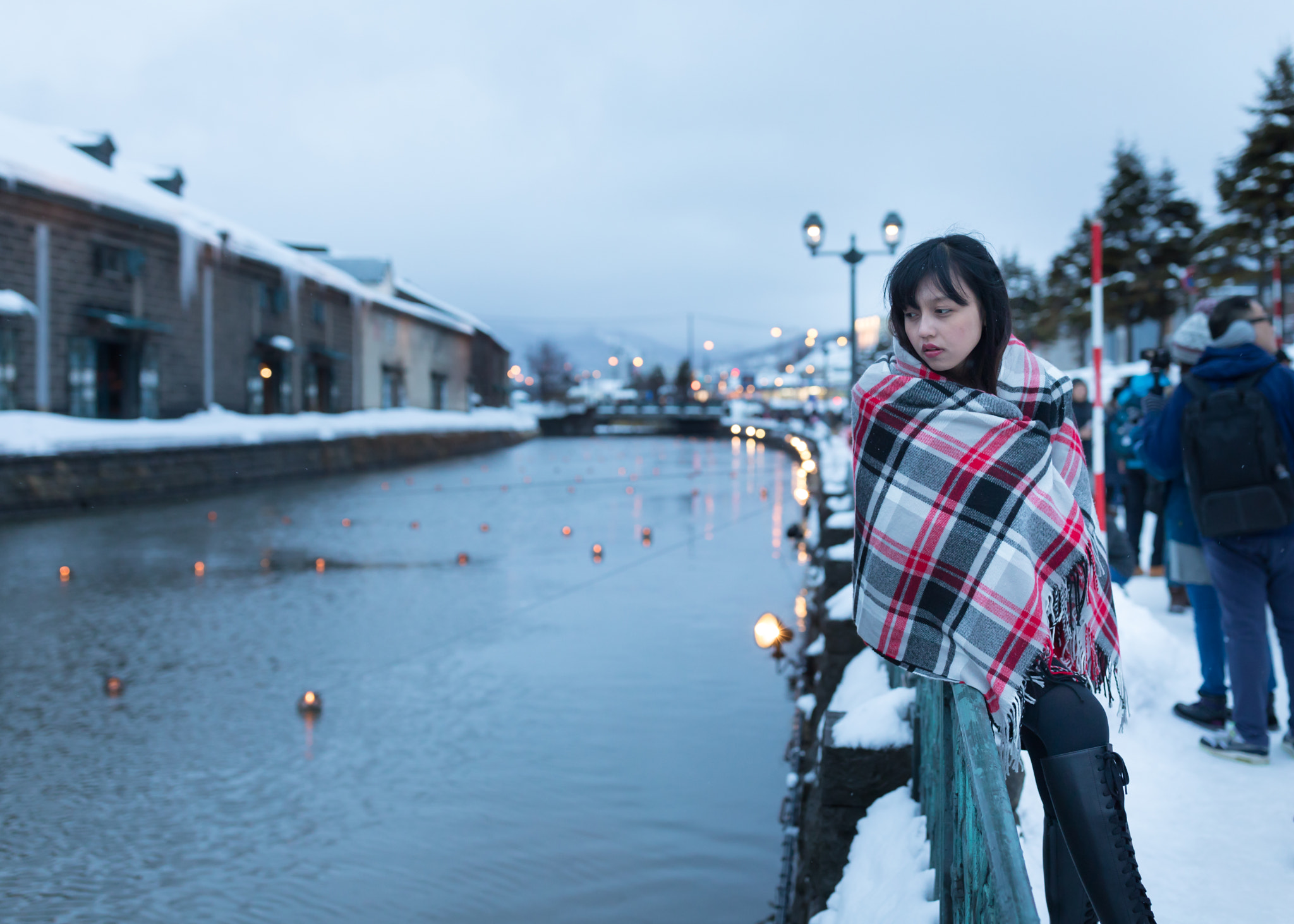 Canon EF 35mm F1.4L II USM sample photo. Otaru winter photography