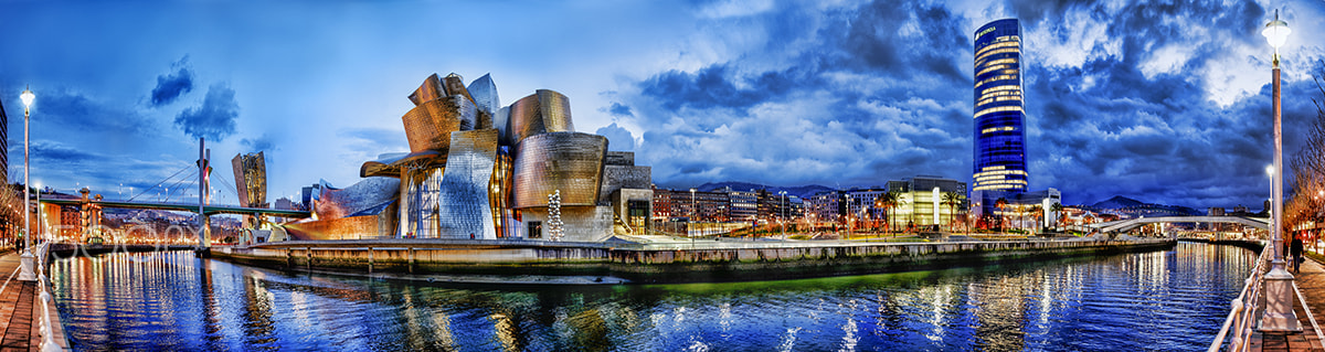 Nikon D3 sample photo. Panorámica bilbao photography