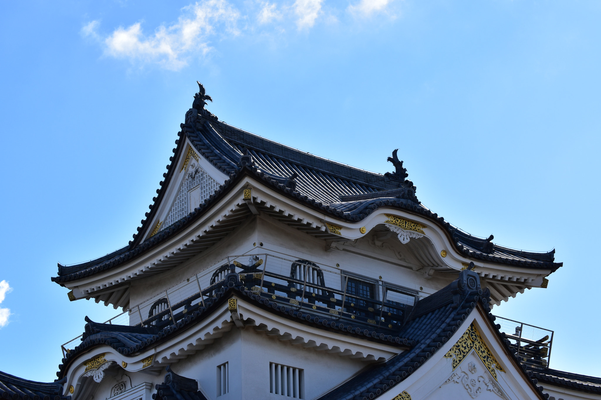 Nikon D5500 sample photo. Old castle in sakai photography