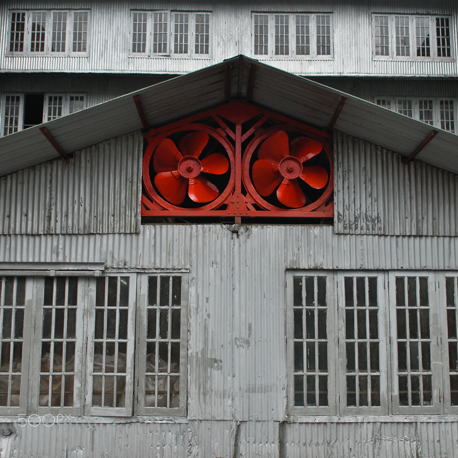 Nikon D200 sample photo. Tea factory photography