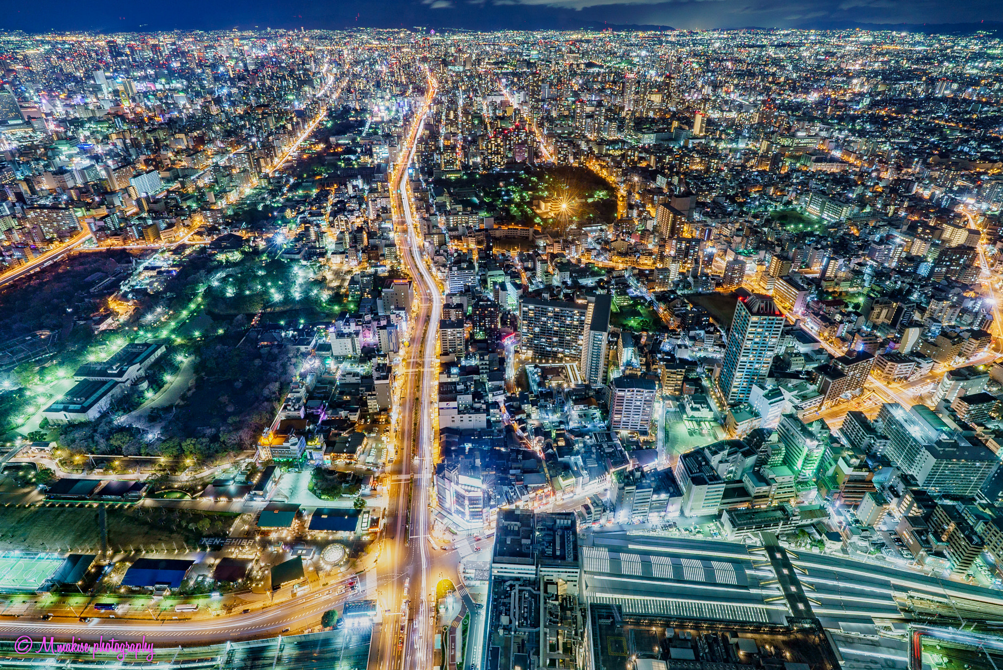 ZEISS Batis 18mm F2.8 sample photo. Night view from 300 meters photography
