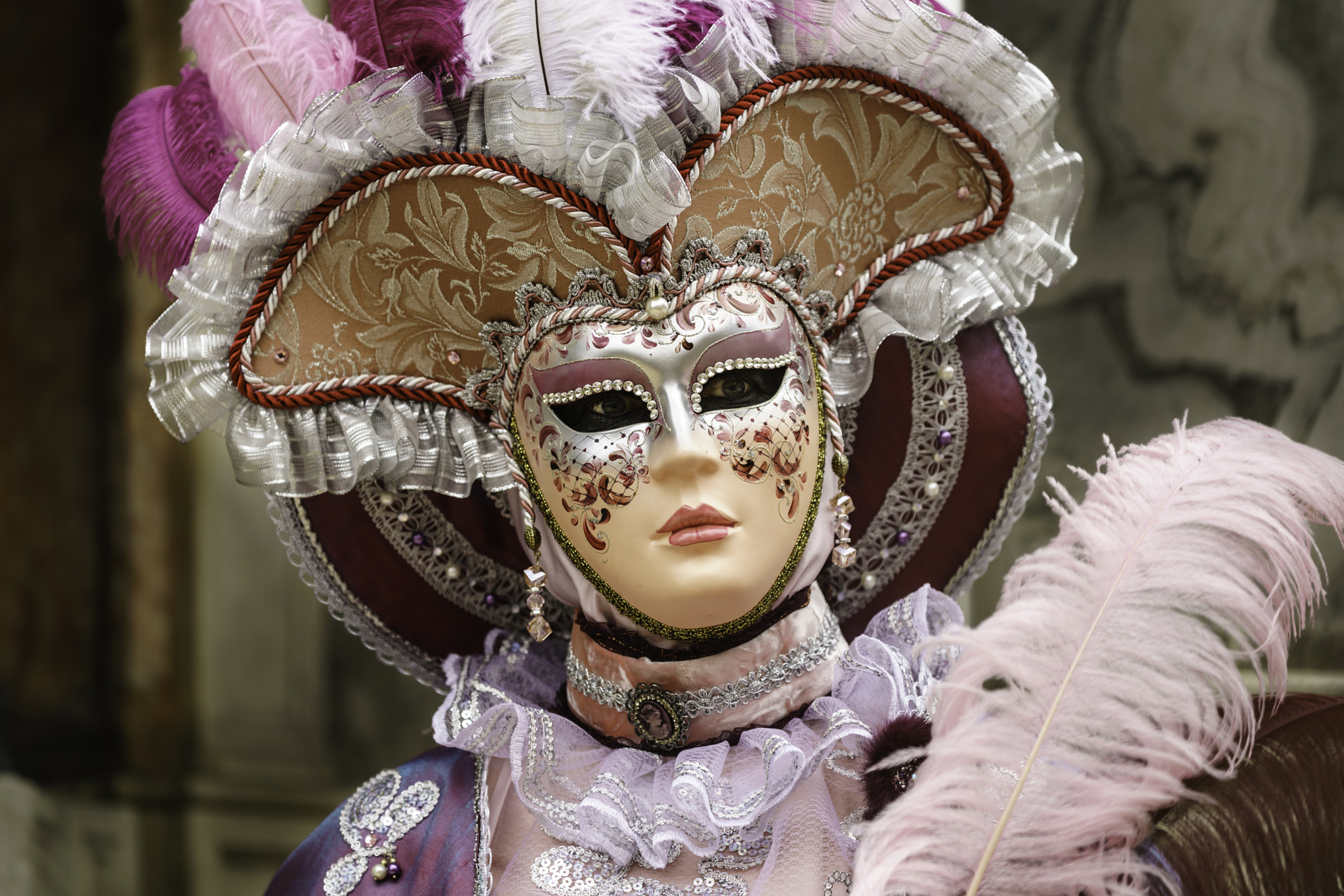 Canon EF 70-200mm F2.8L IS II USM sample photo. Venetian masks - venice italy photography