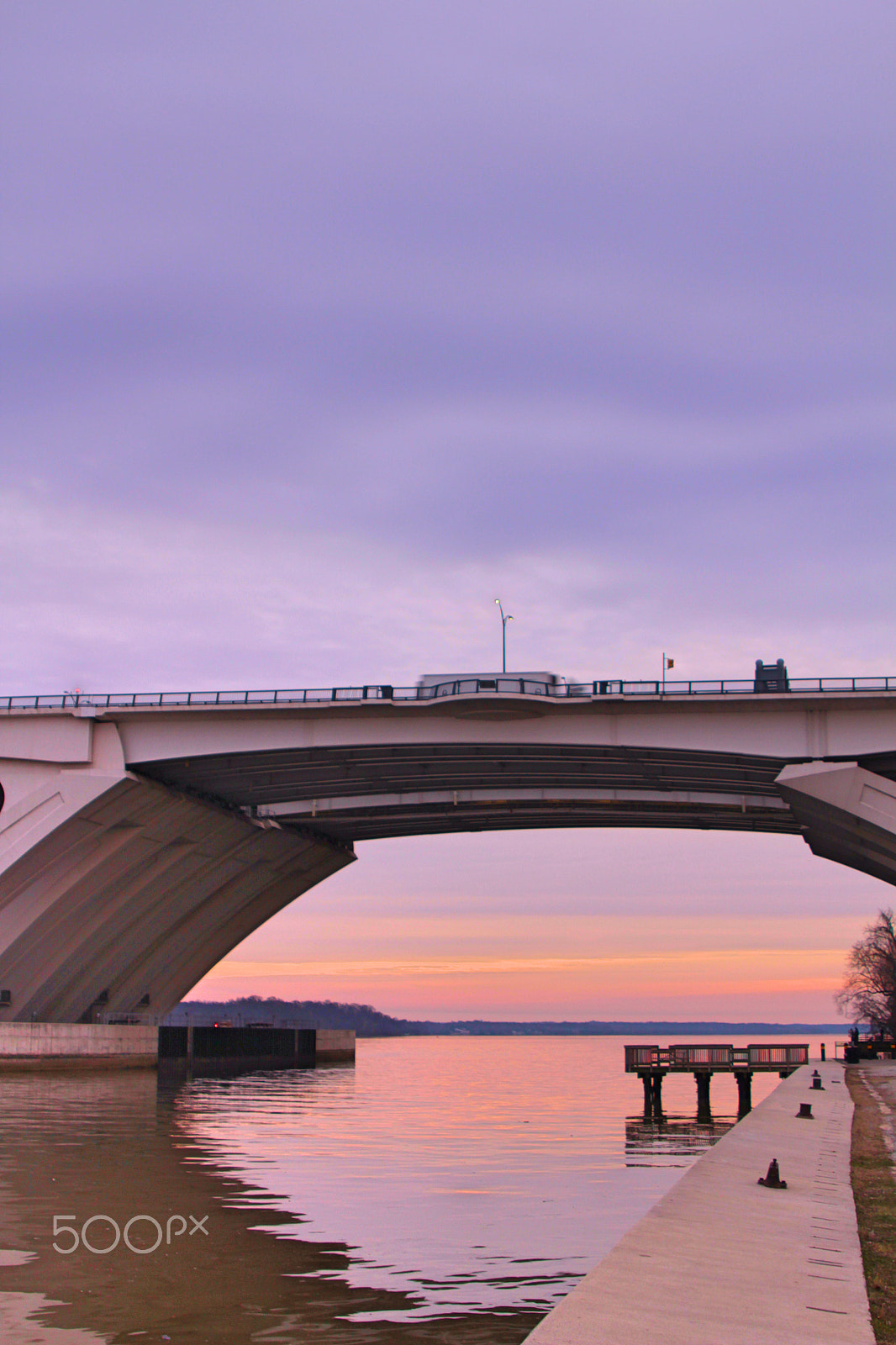 Canon EF 28-105mm f/3.5-4.5 USM sample photo. Wilson bridge sunset photography