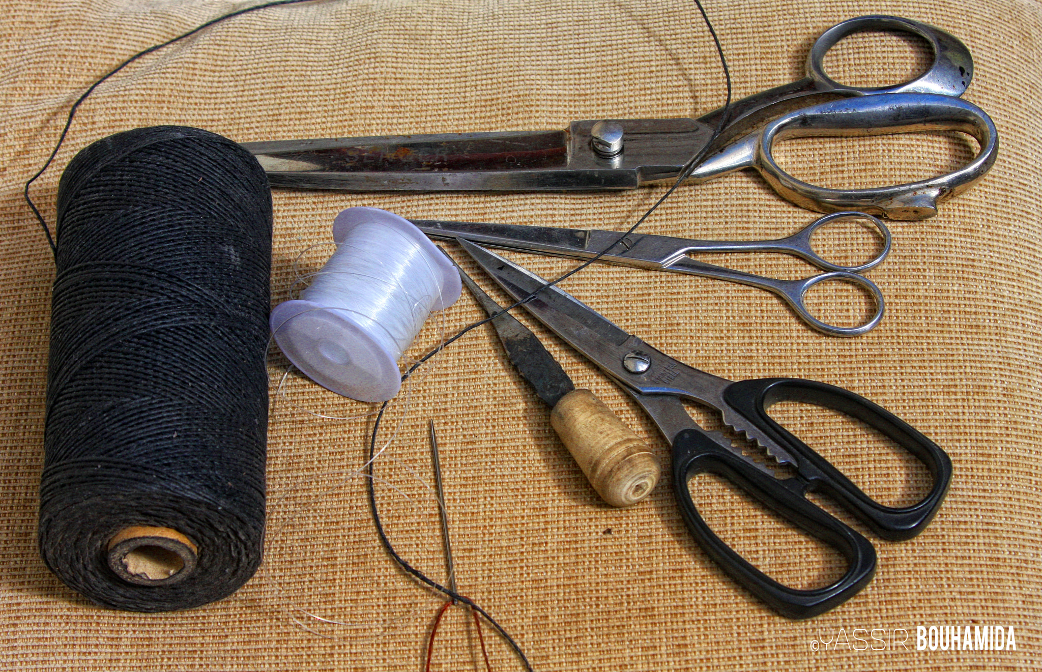 Canon EF 50-200mm f/3.5-4.5 sample photo. Sewing tools photography