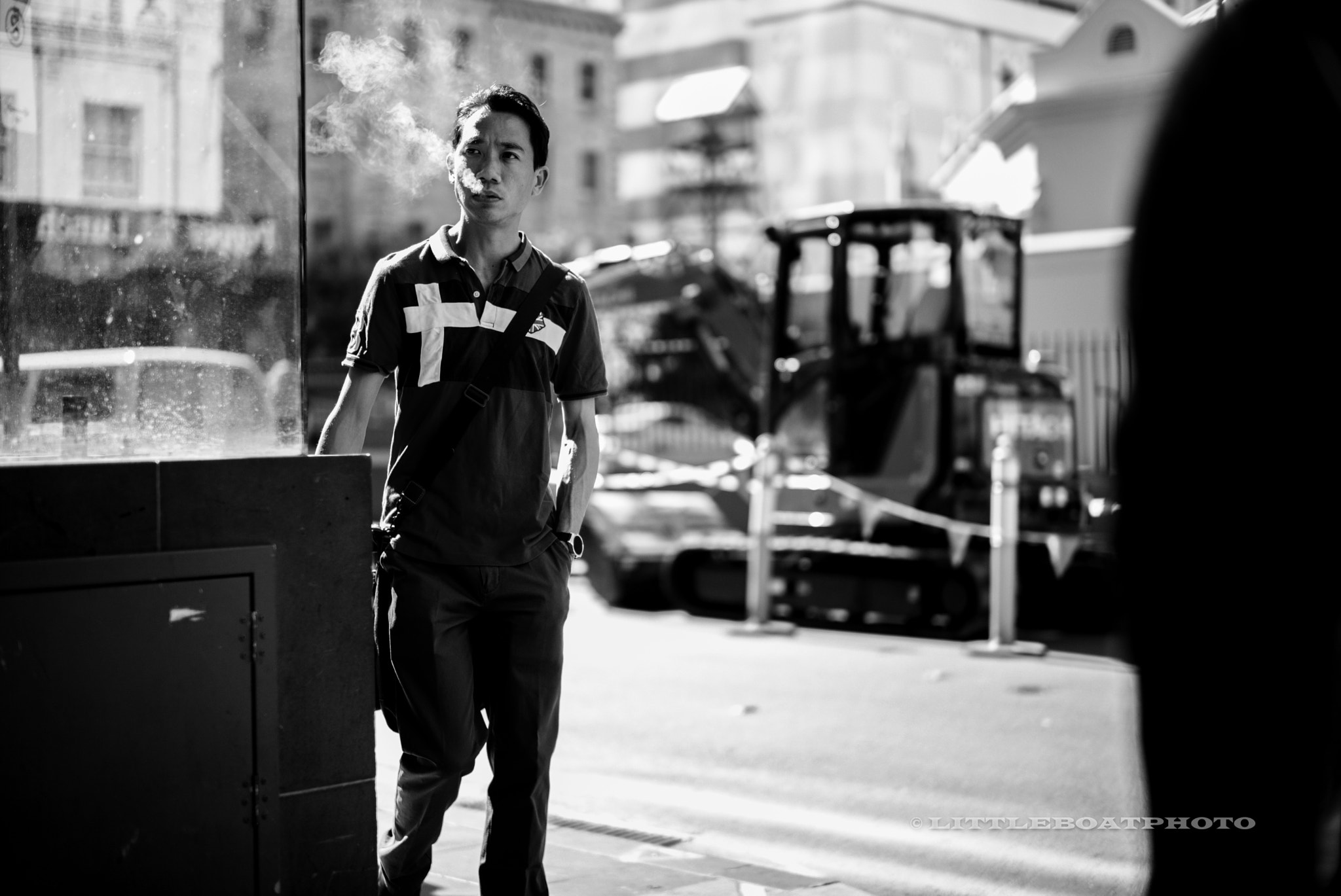 Leica Summilux-M 50mm F1.4 ASPH sample photo. Smoking photography