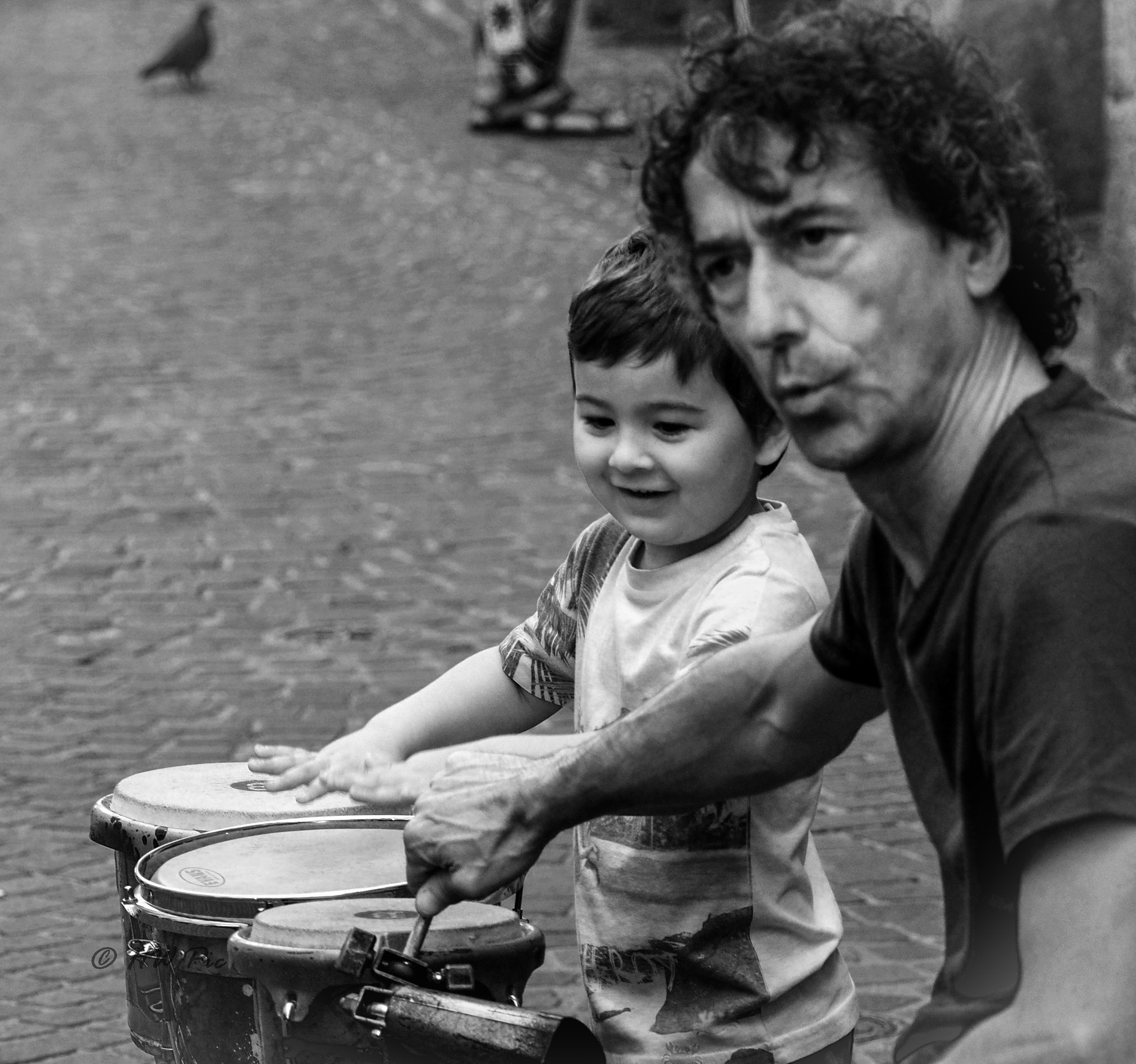Olympus OM-D E-M1 sample photo. Little drummerboy photography