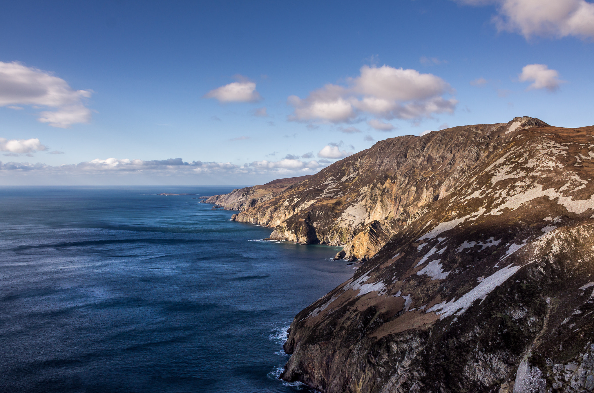 Sony SLT-A55 (SLT-A55V) sample photo. Slieve league photography