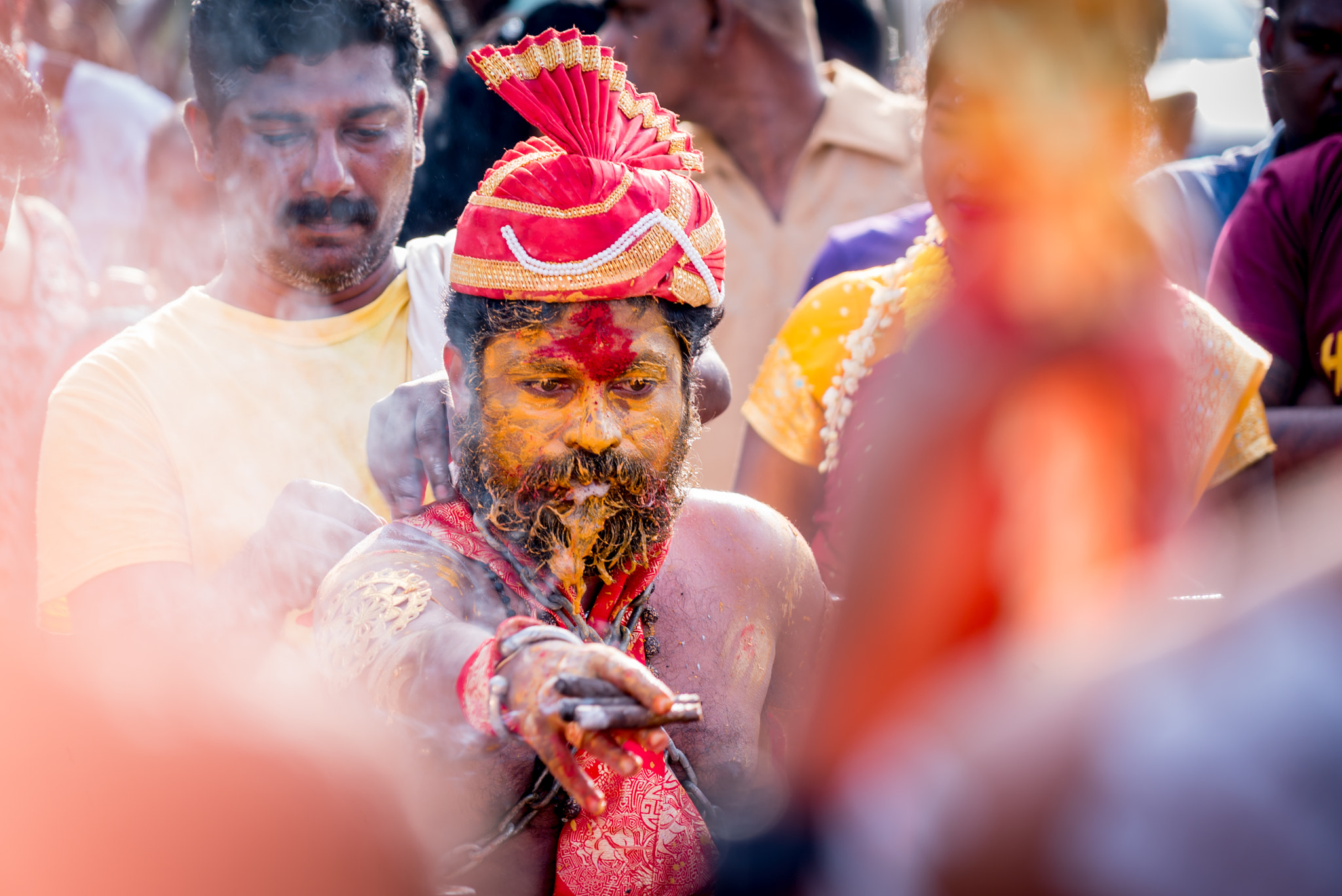 Sony a7S II + Sony FE 24-240mm F3.5-6.3 OSS sample photo. Thaipusam 2017, batu caves photography