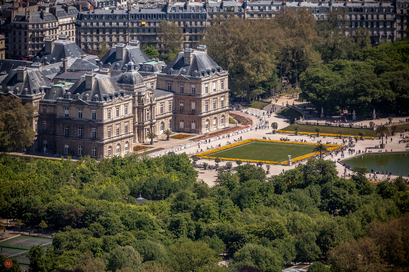 Canon EOS 5D Mark II + Canon EF 70-200mm F2.8L IS II USM sample photo. Luxembourg palace /
palais du luxembourg, paris photography