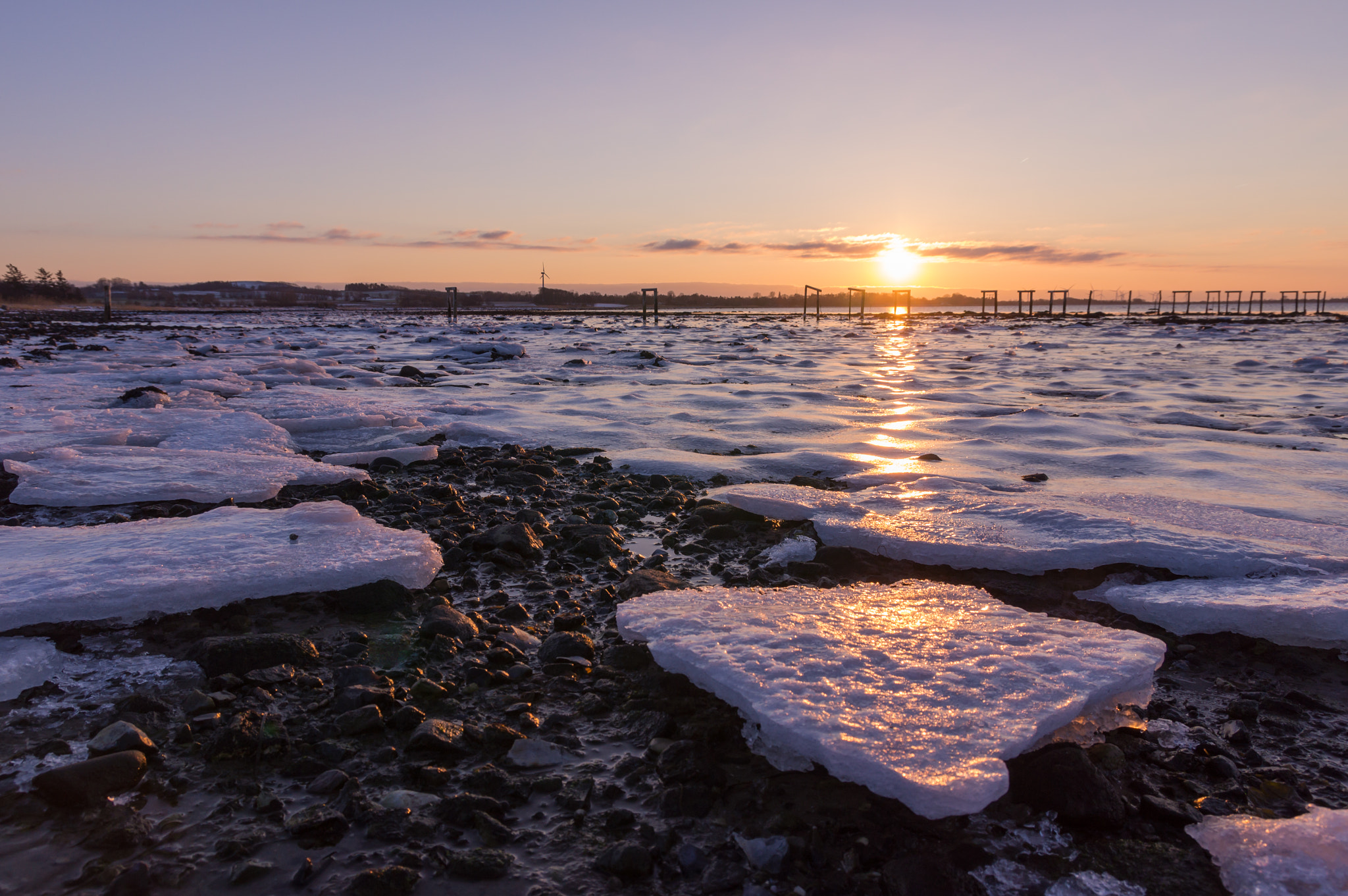 Sony SLT-A55 (SLT-A55V) sample photo. Ice floe photography