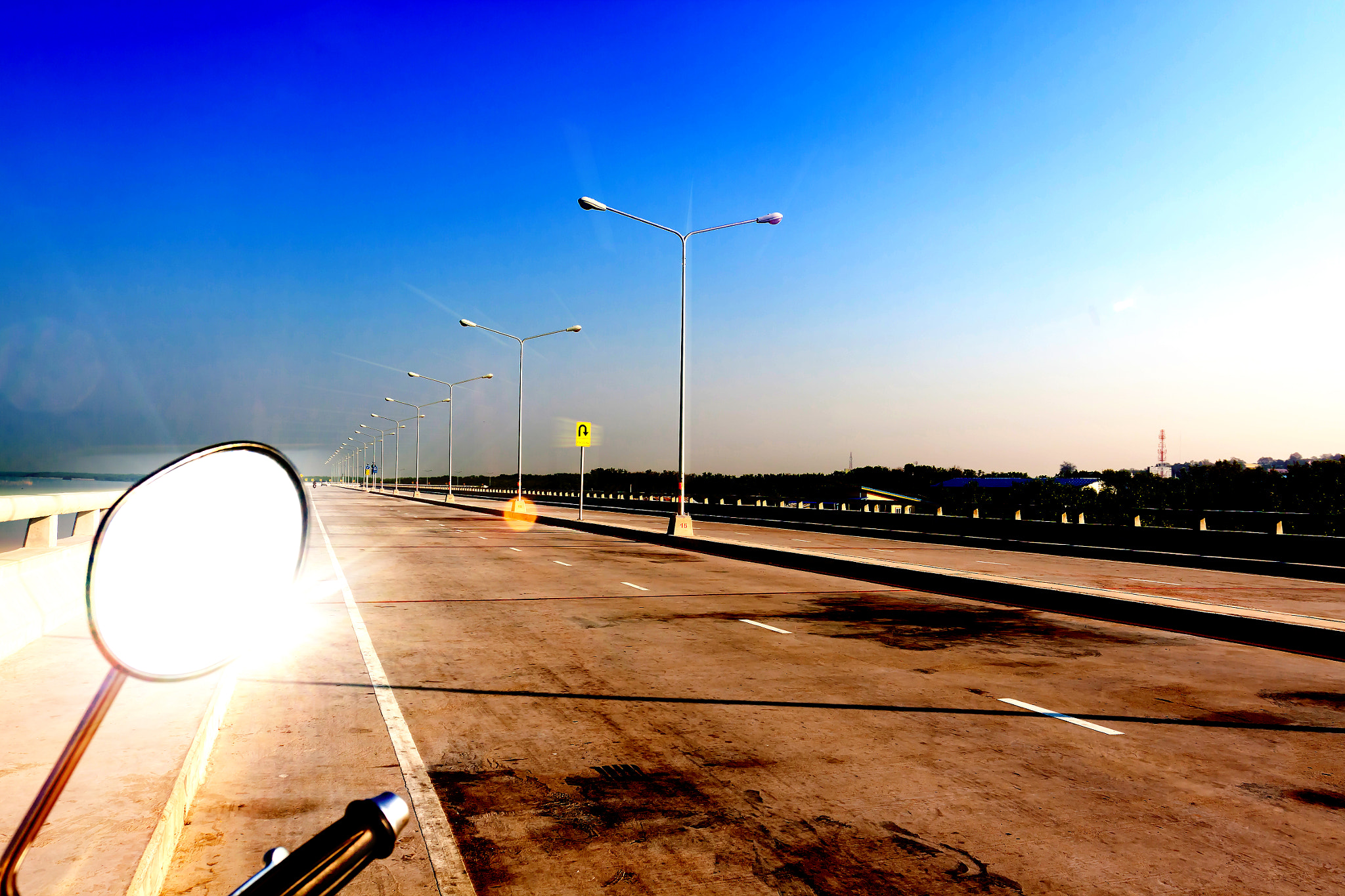 Canon EOS 50D + Canon EF 17-40mm F4L USM sample photo. New travel place concrete road in chonburi thailand photography